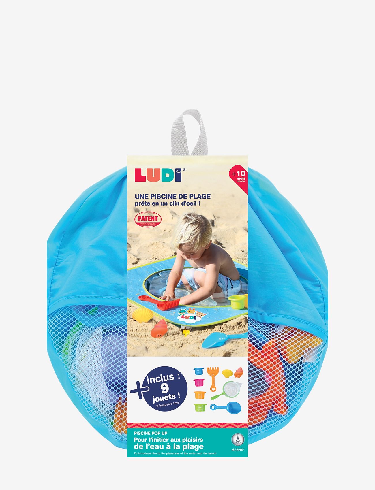 Ludi - Pop-up beach pool - blue - 2