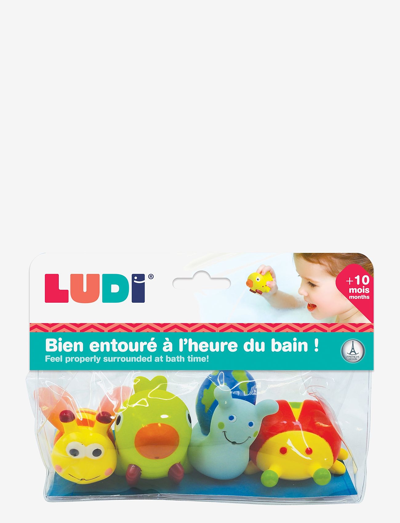 Ludi - Bath animals - Insects - badleksaker - multicolor - 1