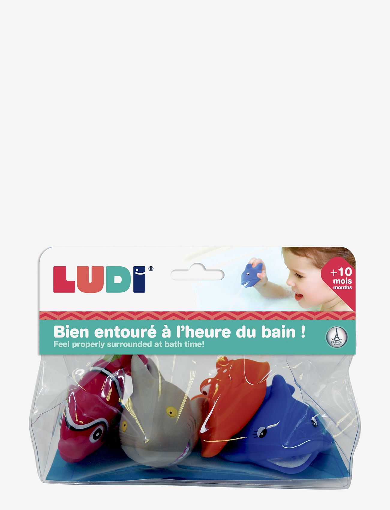 Ludi - Bath animals - Fish - badelegetøj - multicolor - 1