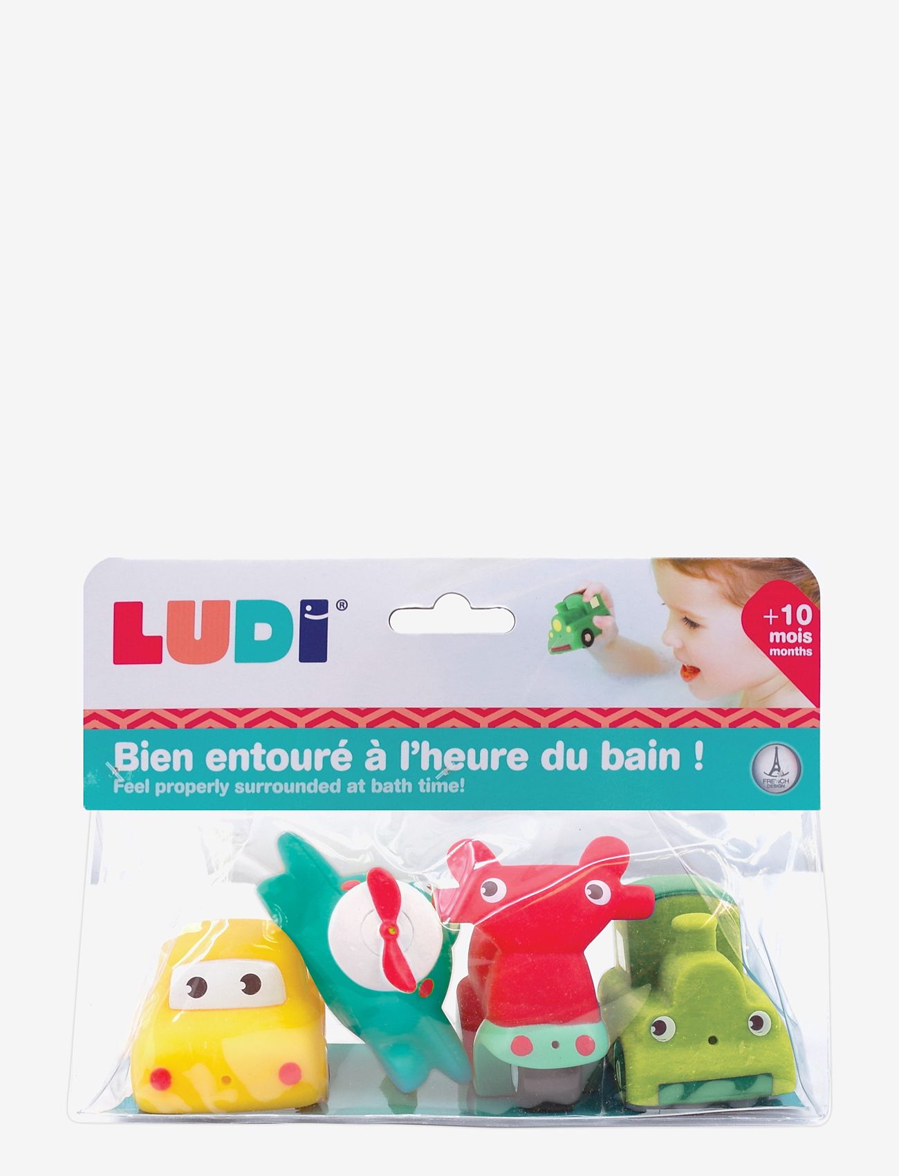 Ludi - Bath animals - Vehicles - badleksaker - multicolor - 1