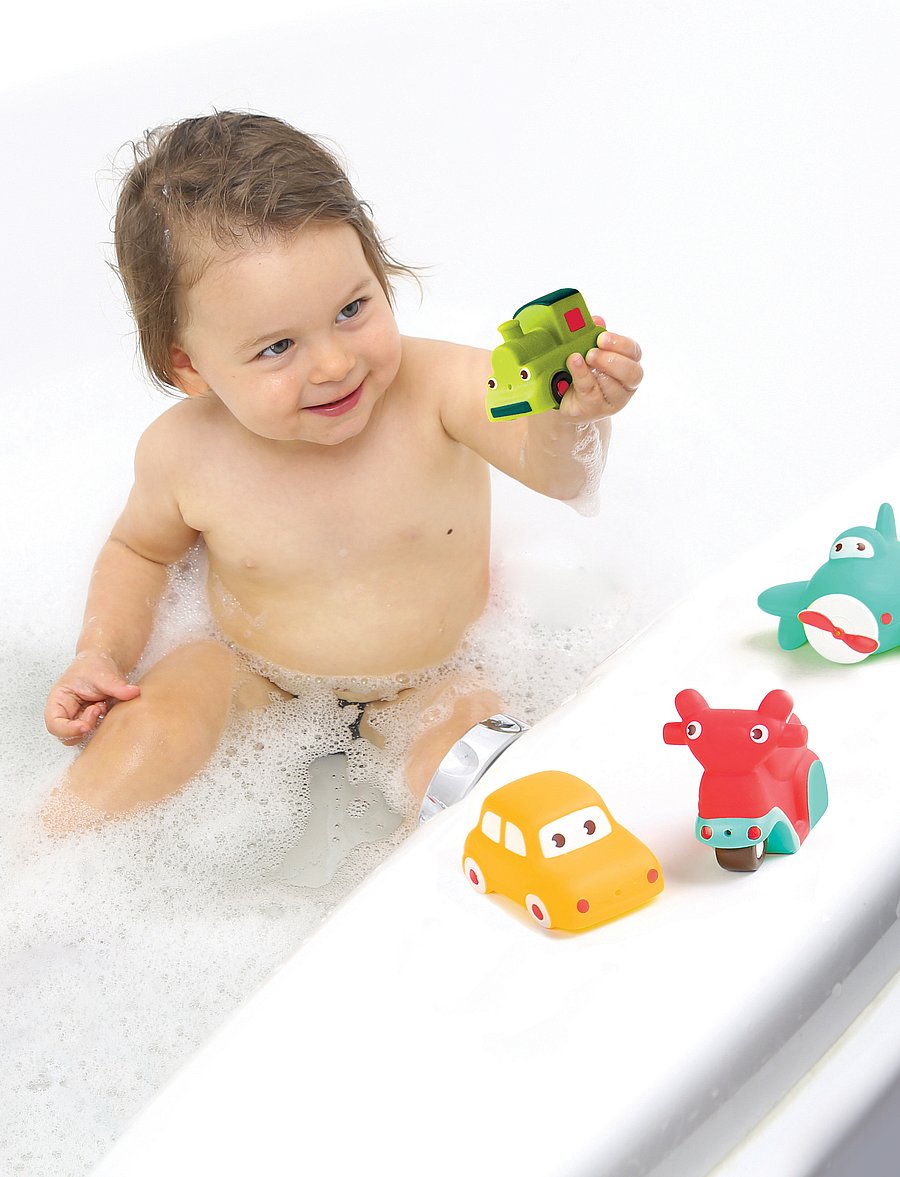 Ludi - Bath animals - Vehicles - bad - multicolor - 0