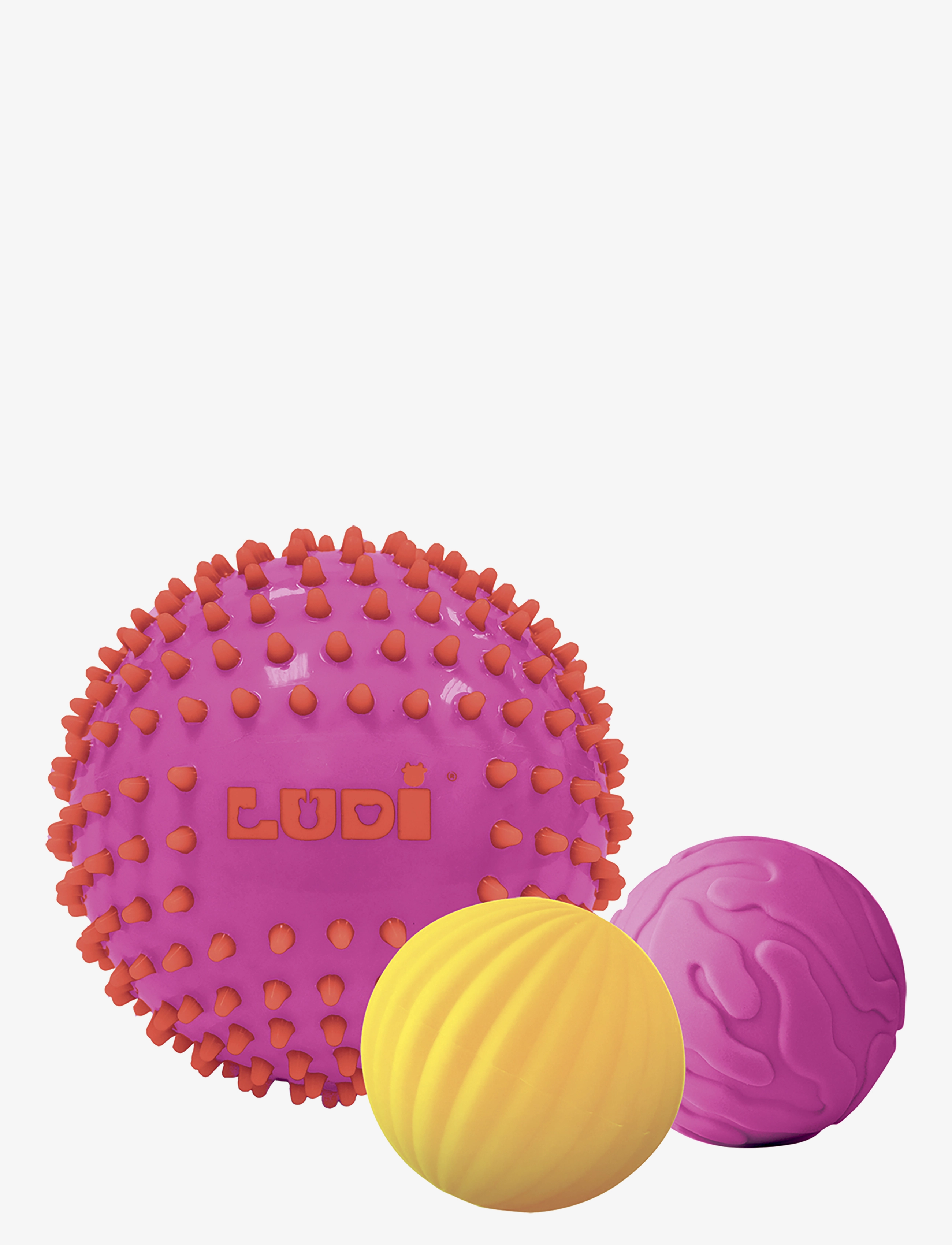 Ludi Sensory ball set - Leksaker - PINK / multi
