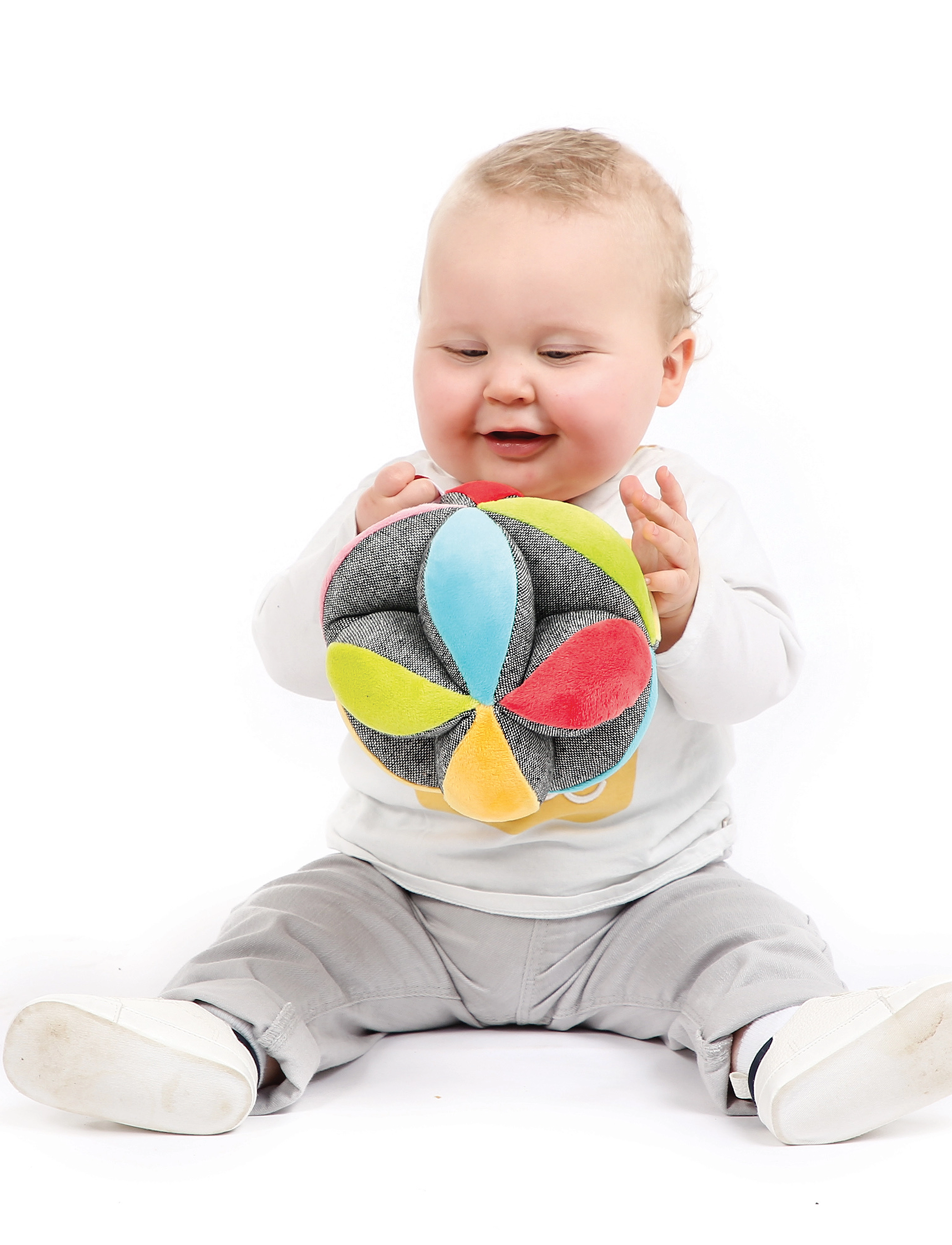 Ludi Easy-Grip Ball, One Size, Multi/patterned, Educational Legetøj > Activity Legetøj, Børn