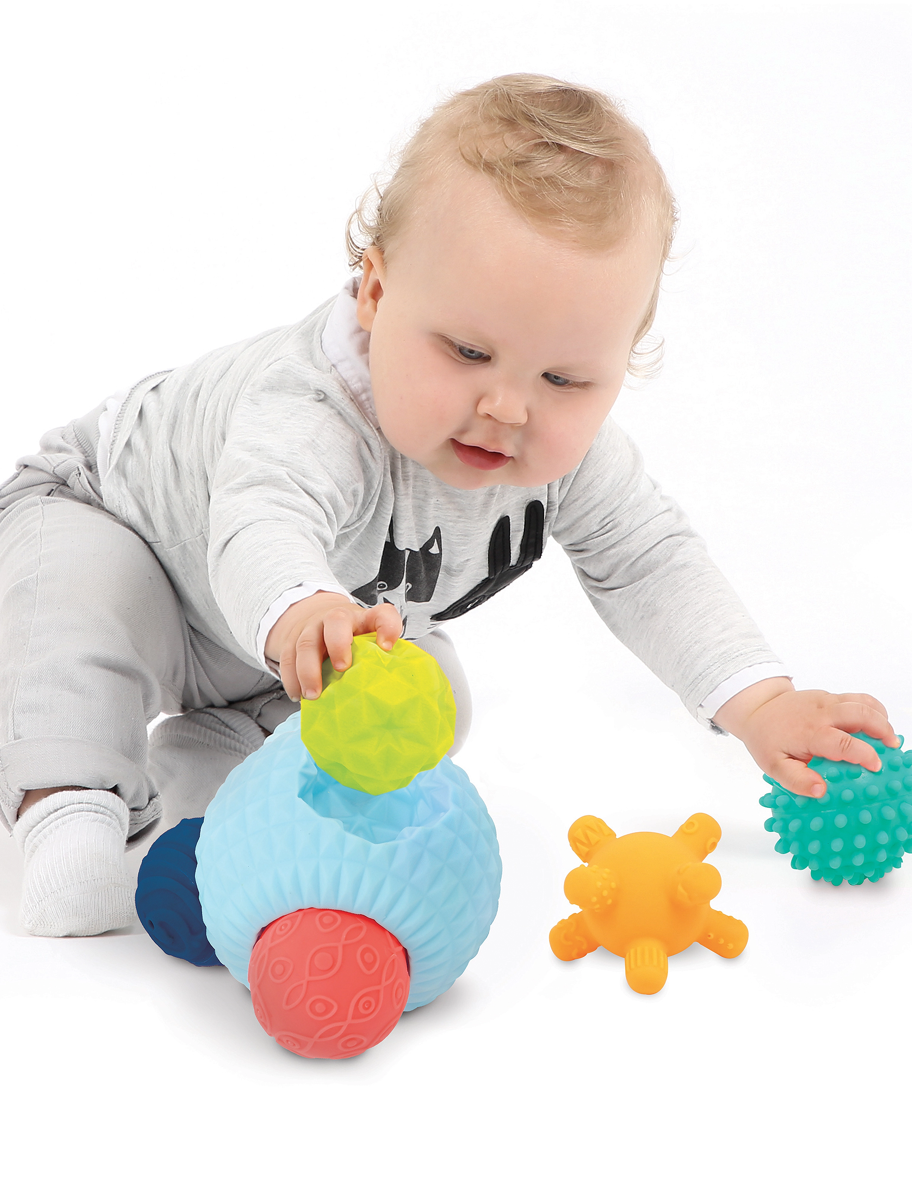 Ludi Multi-Ball Puzzle, Børn, Sorting Box Toy, Multi/mønstret, Str: ONE SIZE