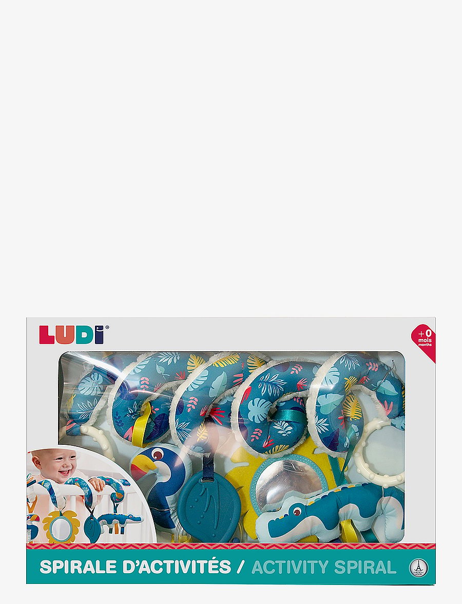 Ludi - Activity spiral - Jungle - interaktiva leksaker - multicolor - 3