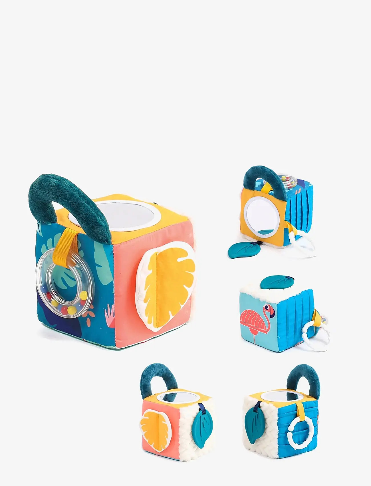Ludi - Activity cube - Jungle - interactive toys - multicolor - 2
