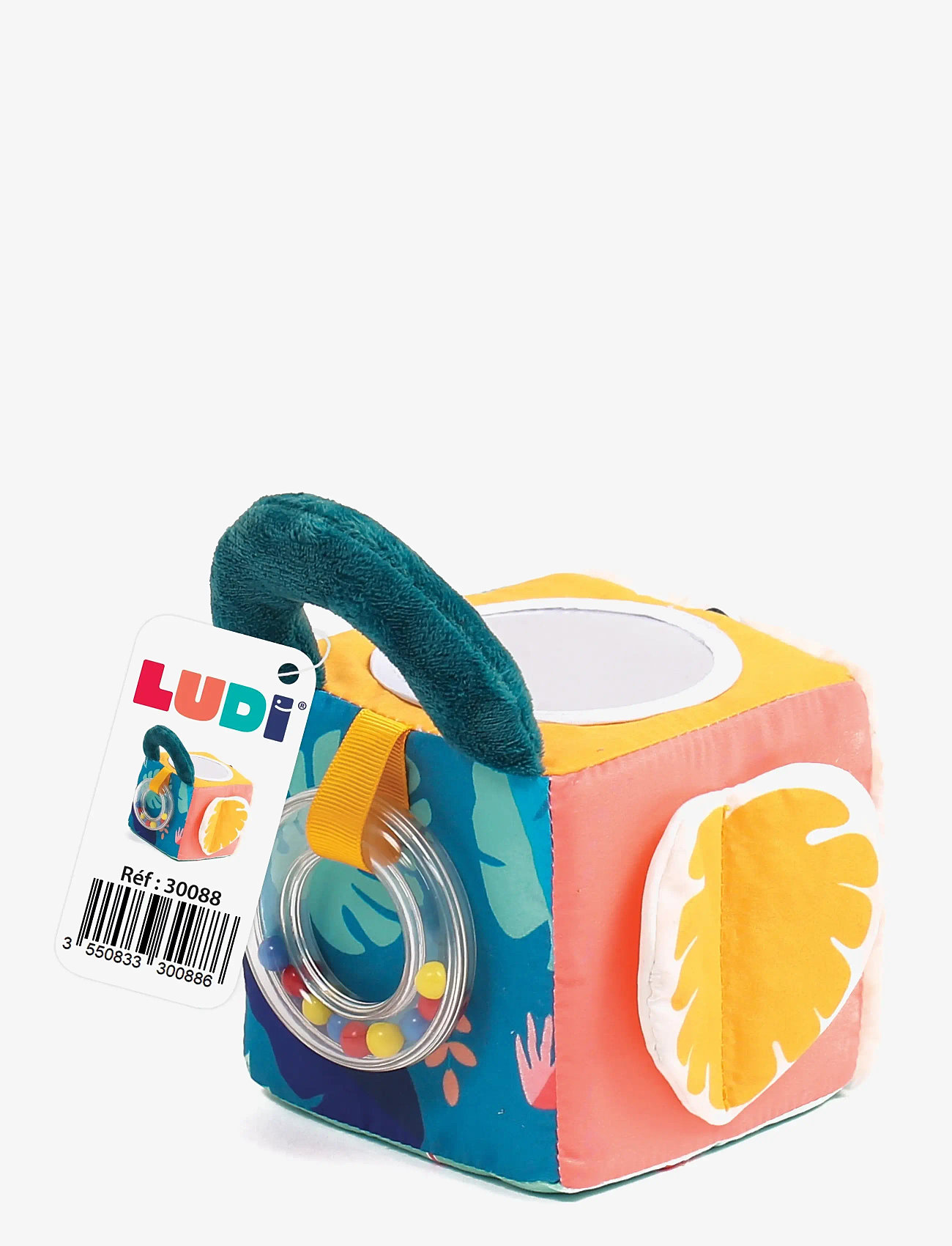 Ludi - Activity cube - Jungle - interactive toys - multicolor - 3