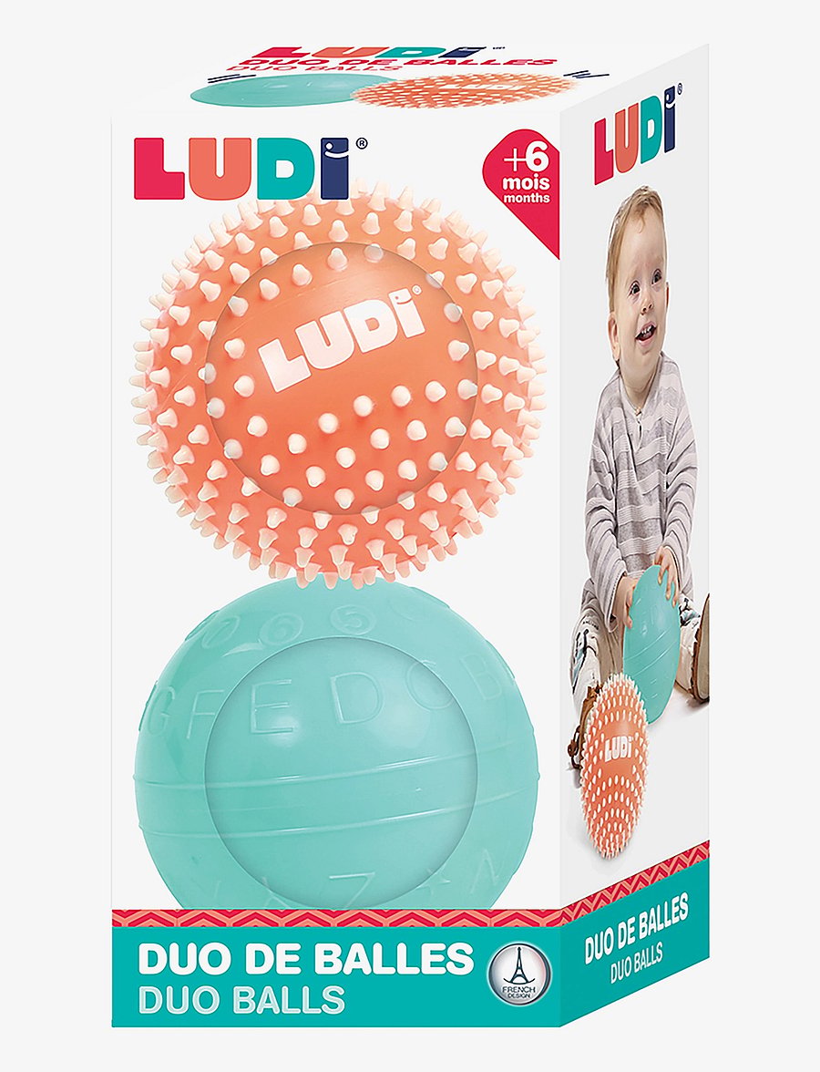 Ludi - Sense balls - 2 pcs - gagnvirk leikföng - multicolor - 2