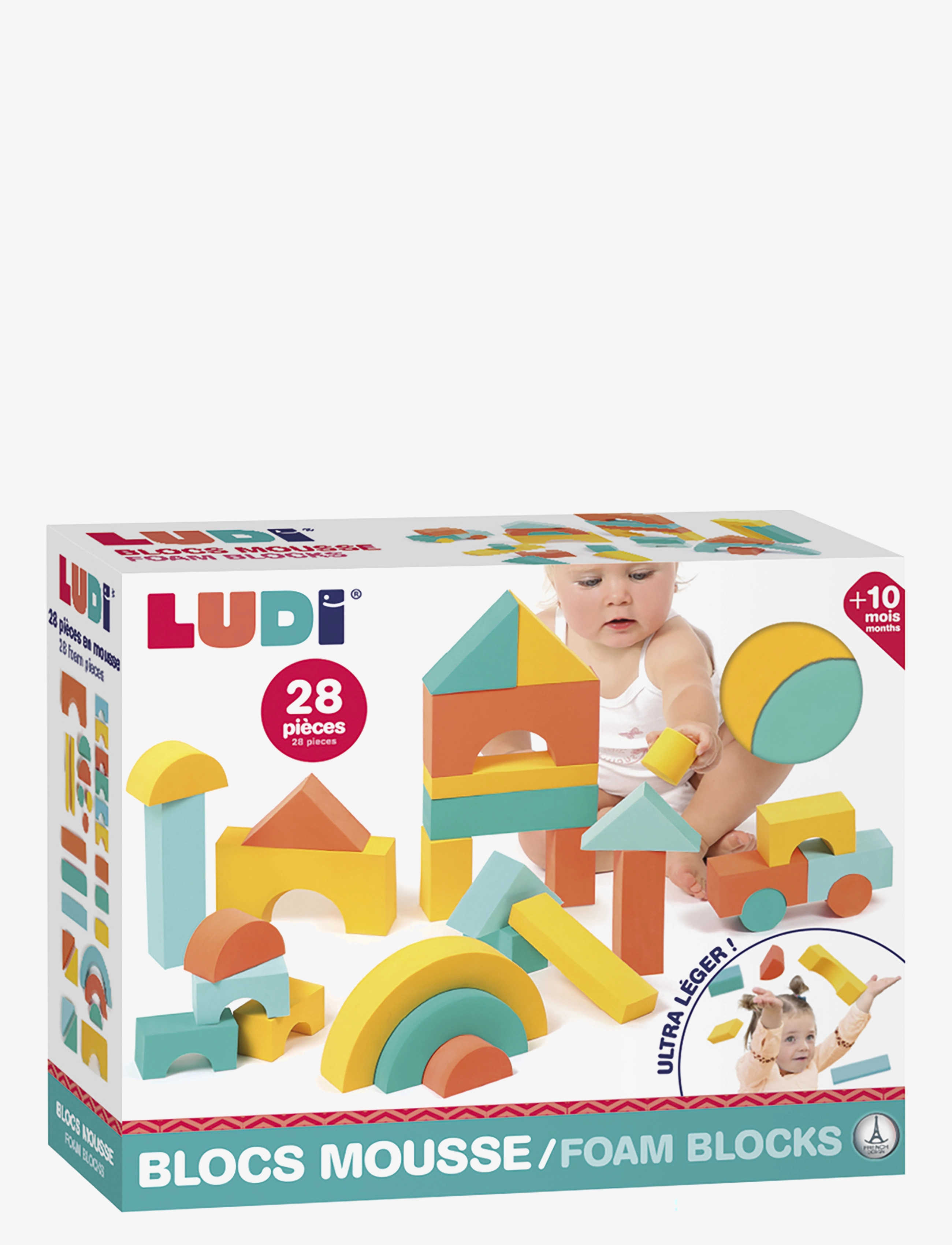 Ludi - Foam blocks - laveste priser - multicolor - 1
