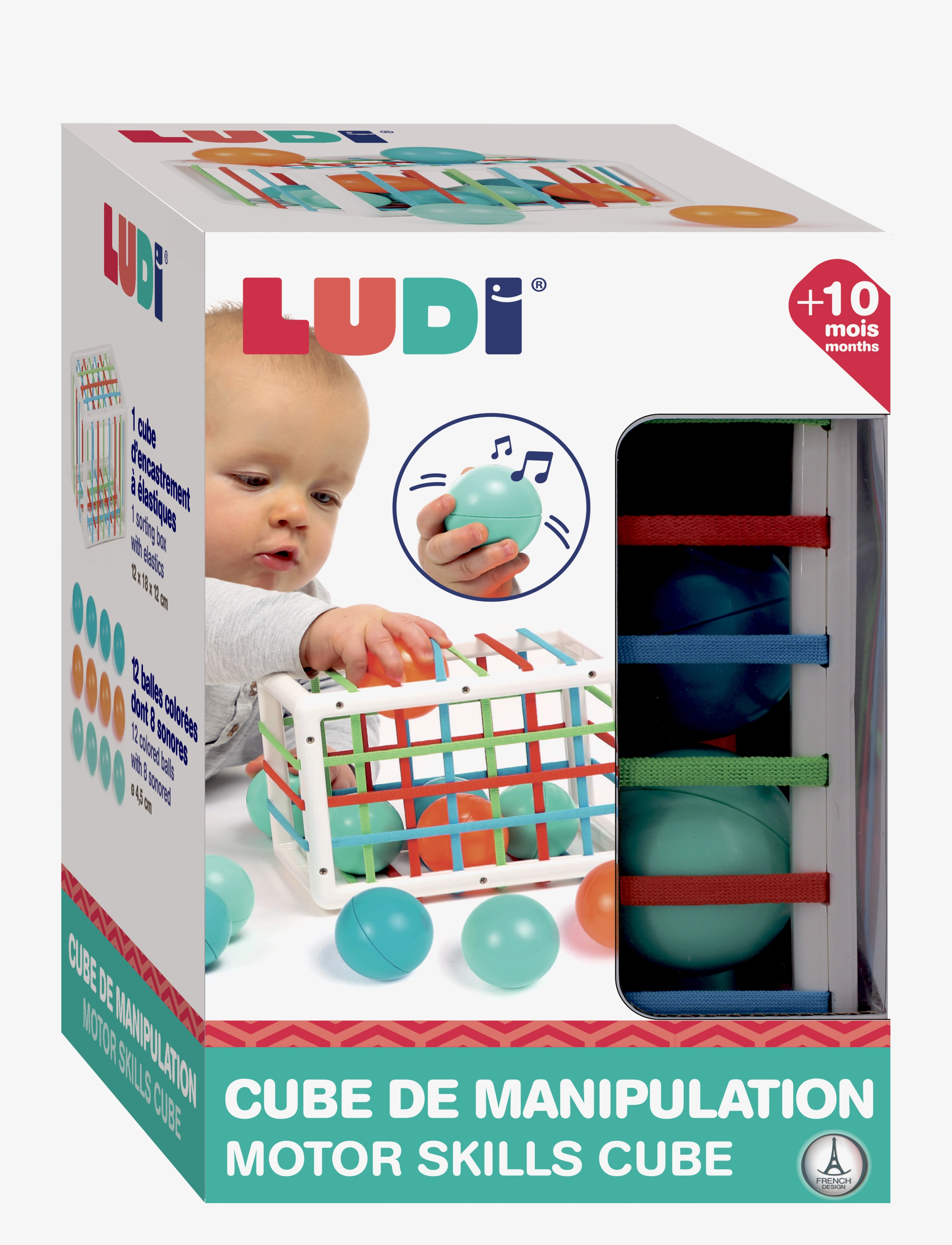 Ludi - Motor Skills Cube - lowest prices - multicolor - 1