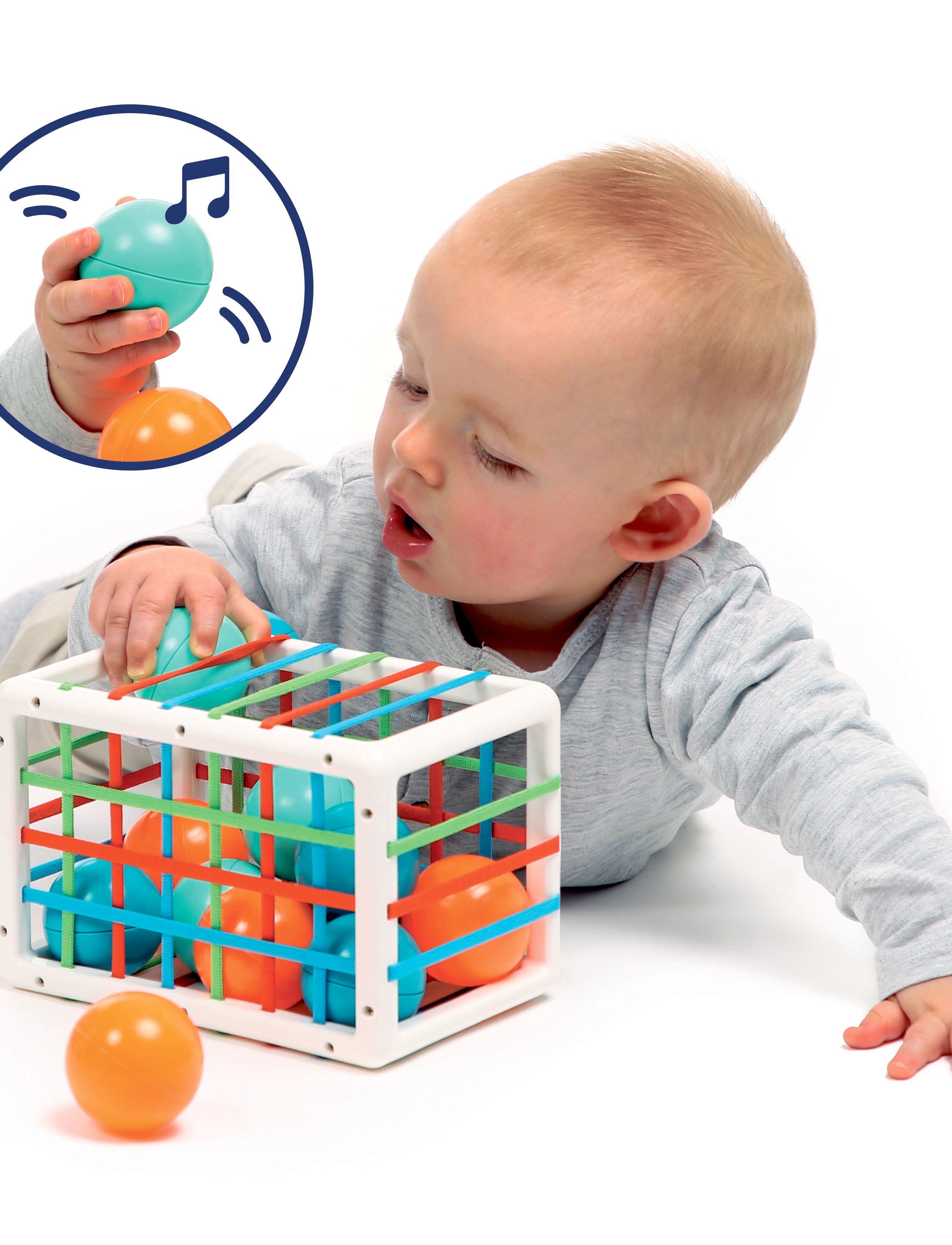 Ludi Motor Skills Cube, Børn, Activity Legetøj, Multi/mønstret, Str: ONE SIZE