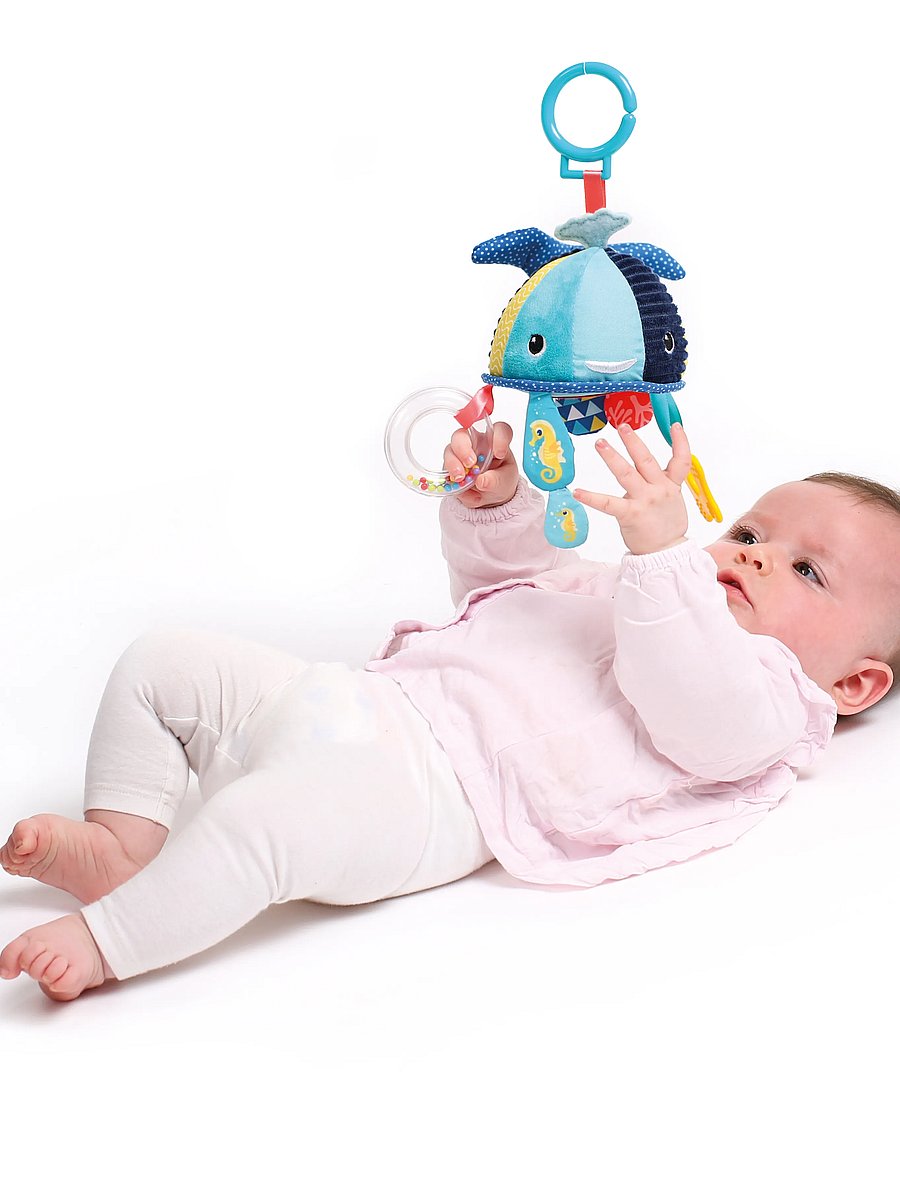 Ludi - Activity Hanger - Whale - babyleksaker - multicolor - 0