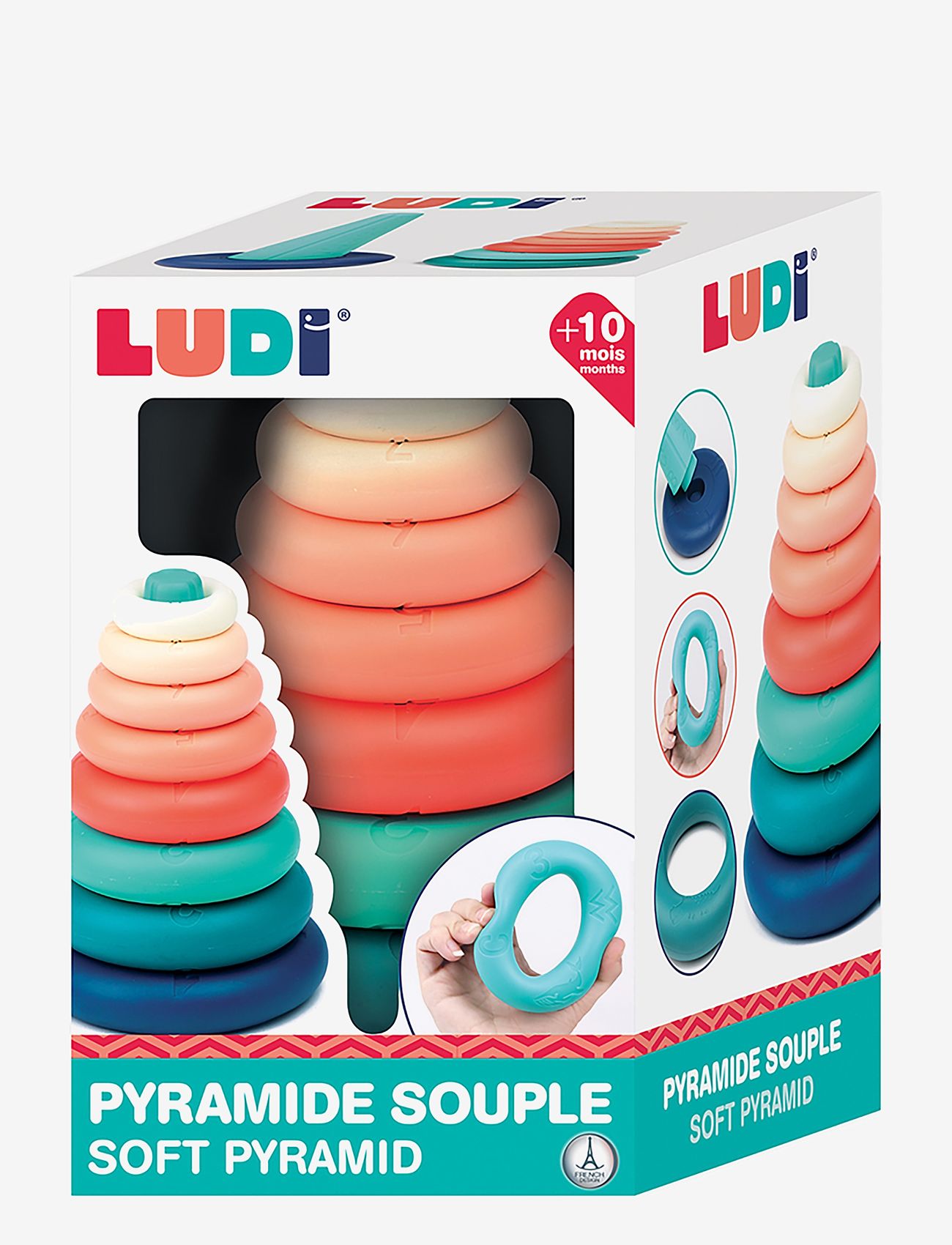 Ludi - Stacking Tower - laveste priser - multicolor - 4