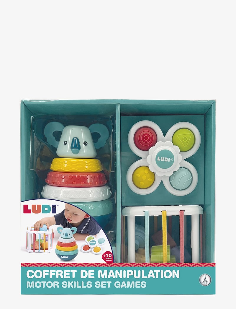 Ludi - Manipulation box with accessories - flokkunarbox leikfanga - multicolor - 3
