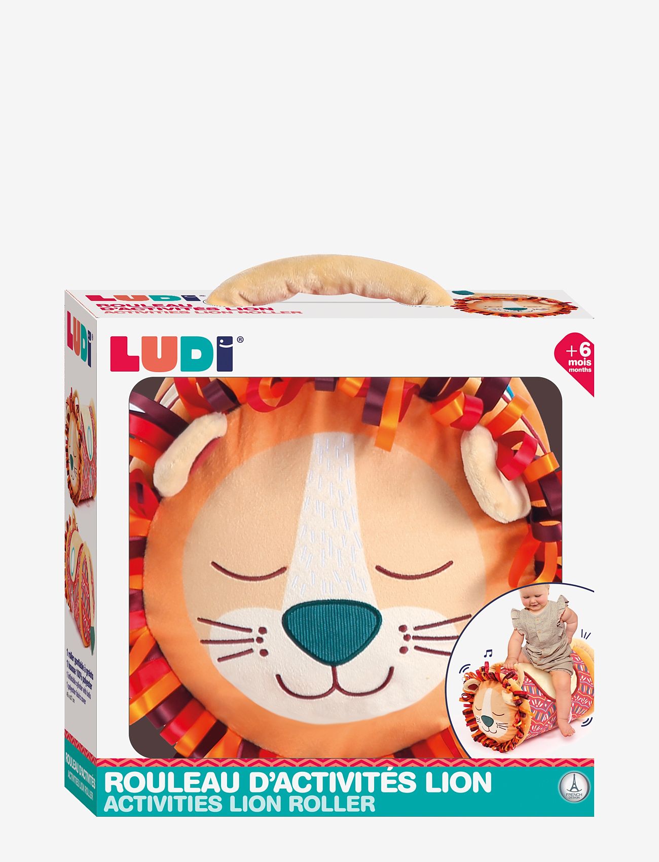 Ludi - Baby Roller - Lion - interaktivt legetøj - multicolor - 4