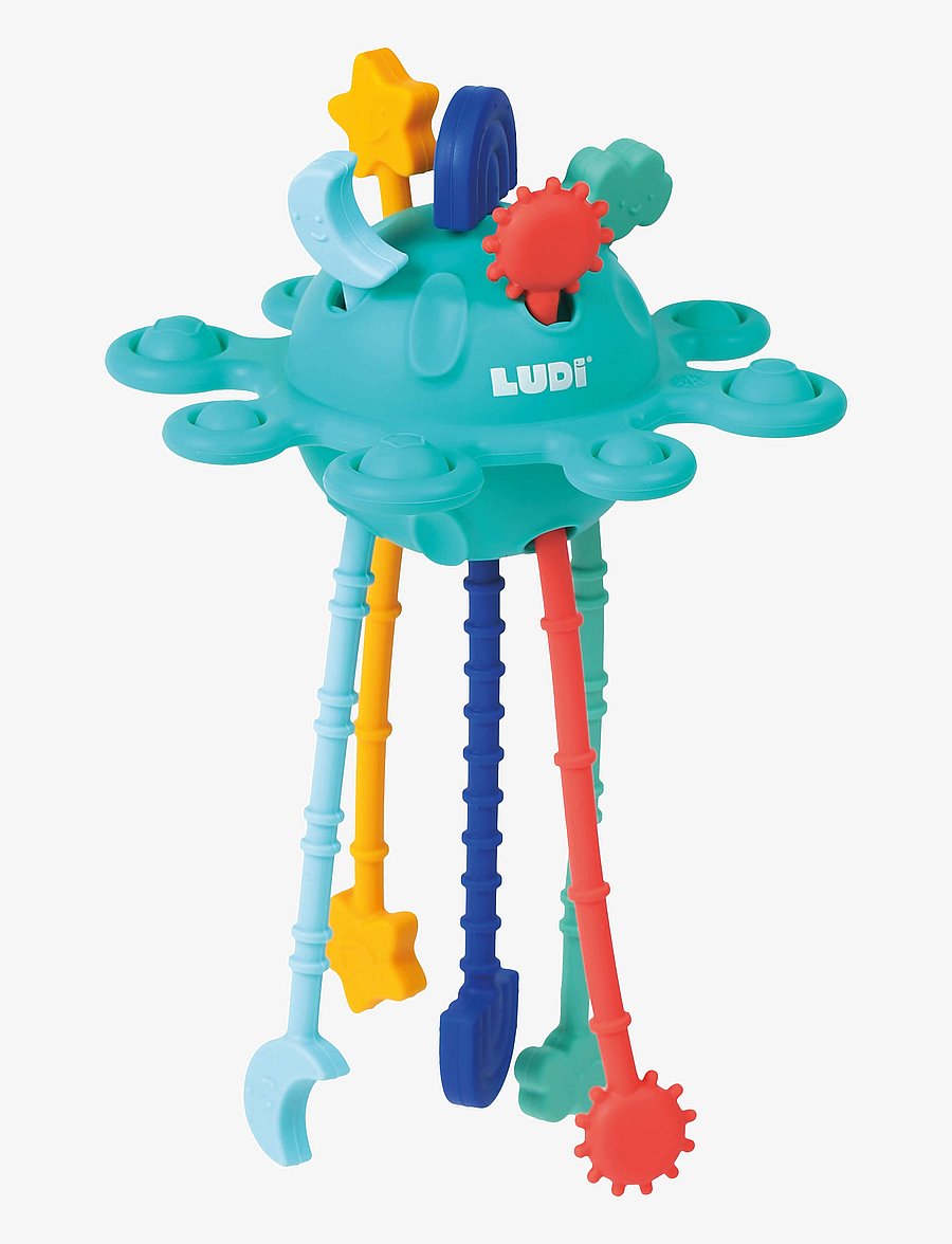Ludi - Zipper Toy - babyleksaker - multicolor - 1