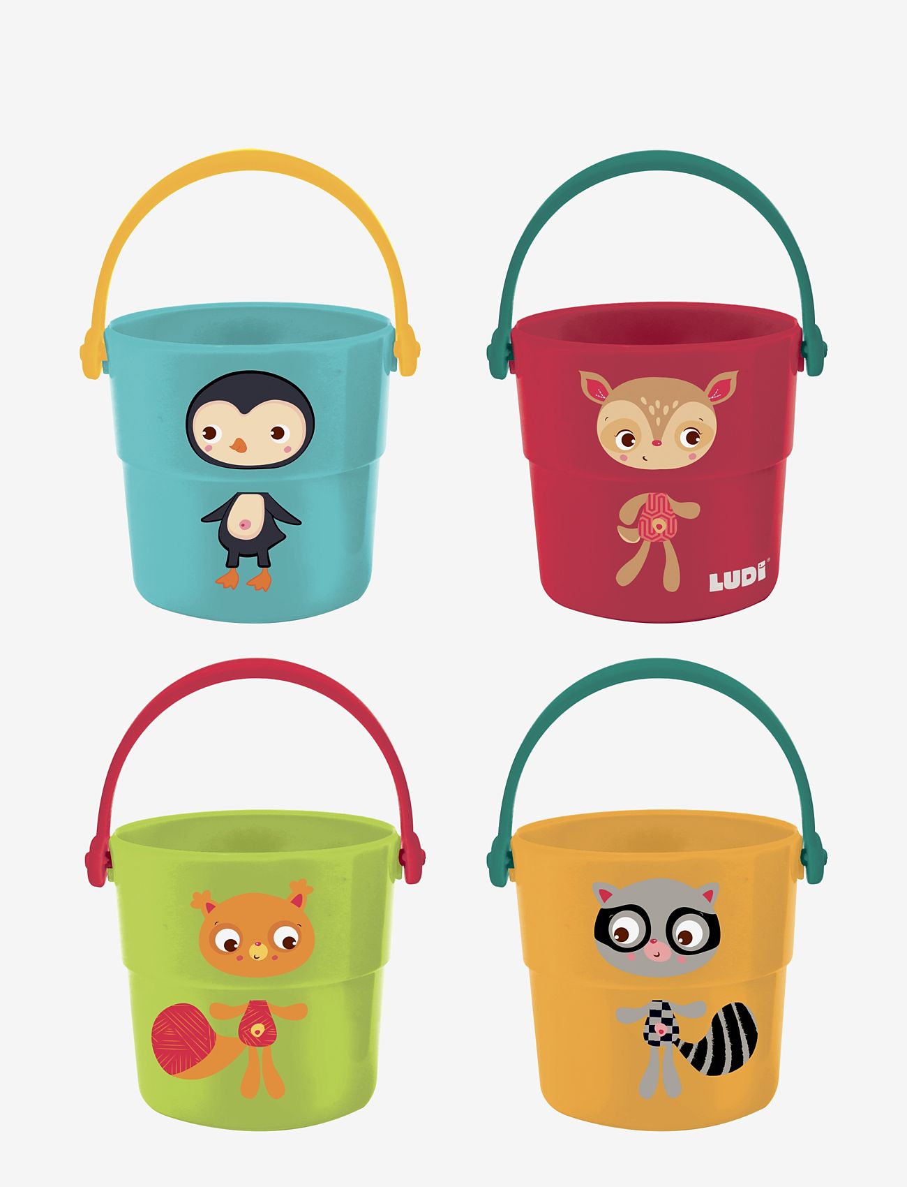 Ludi - Bucket play set for the bath - kylpyyn - multicolor - 1