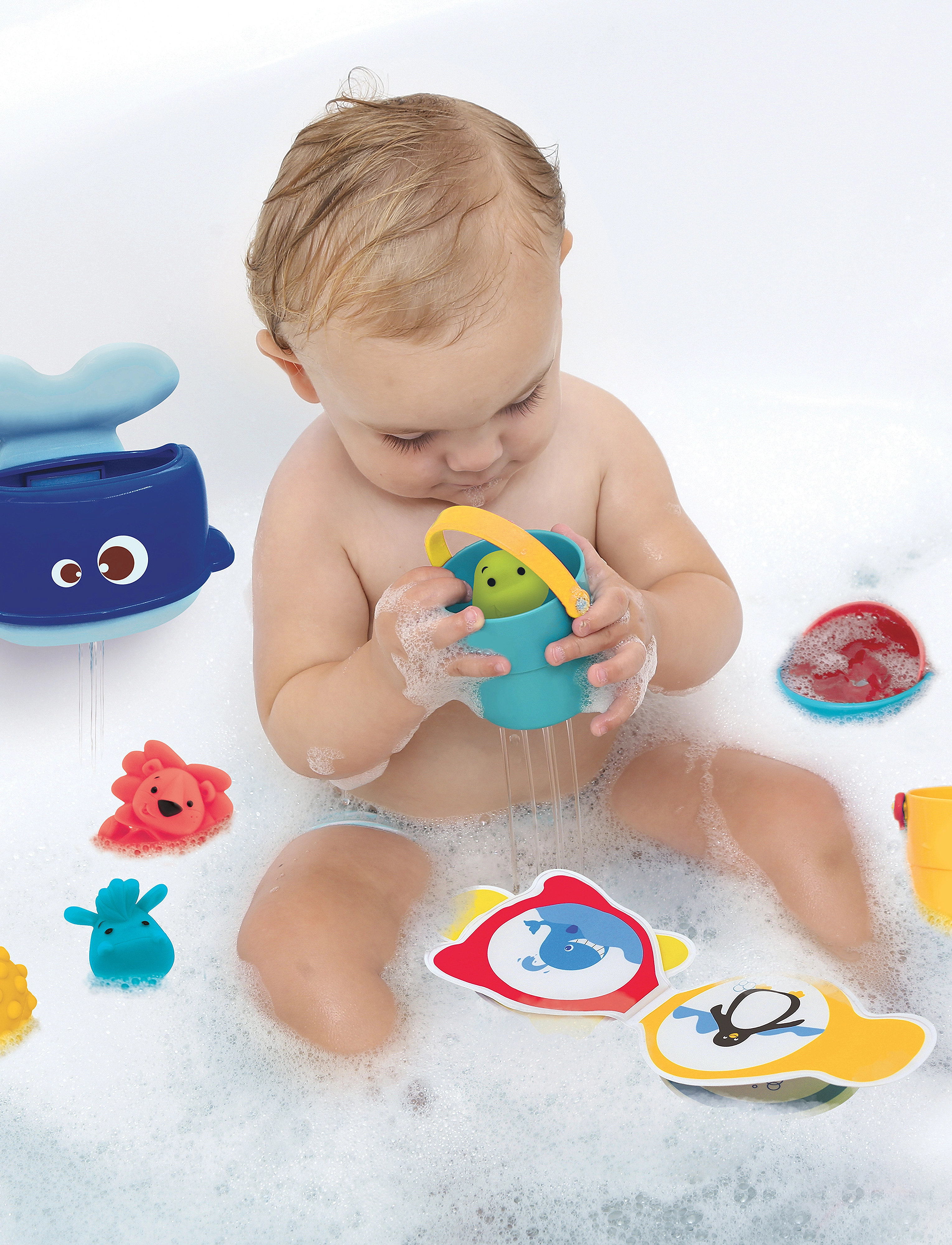 Ludi Bath Legetøj Set, One Size, Multi/patterned, Bath & Water Legetøj > Bath Legetøj, Børn