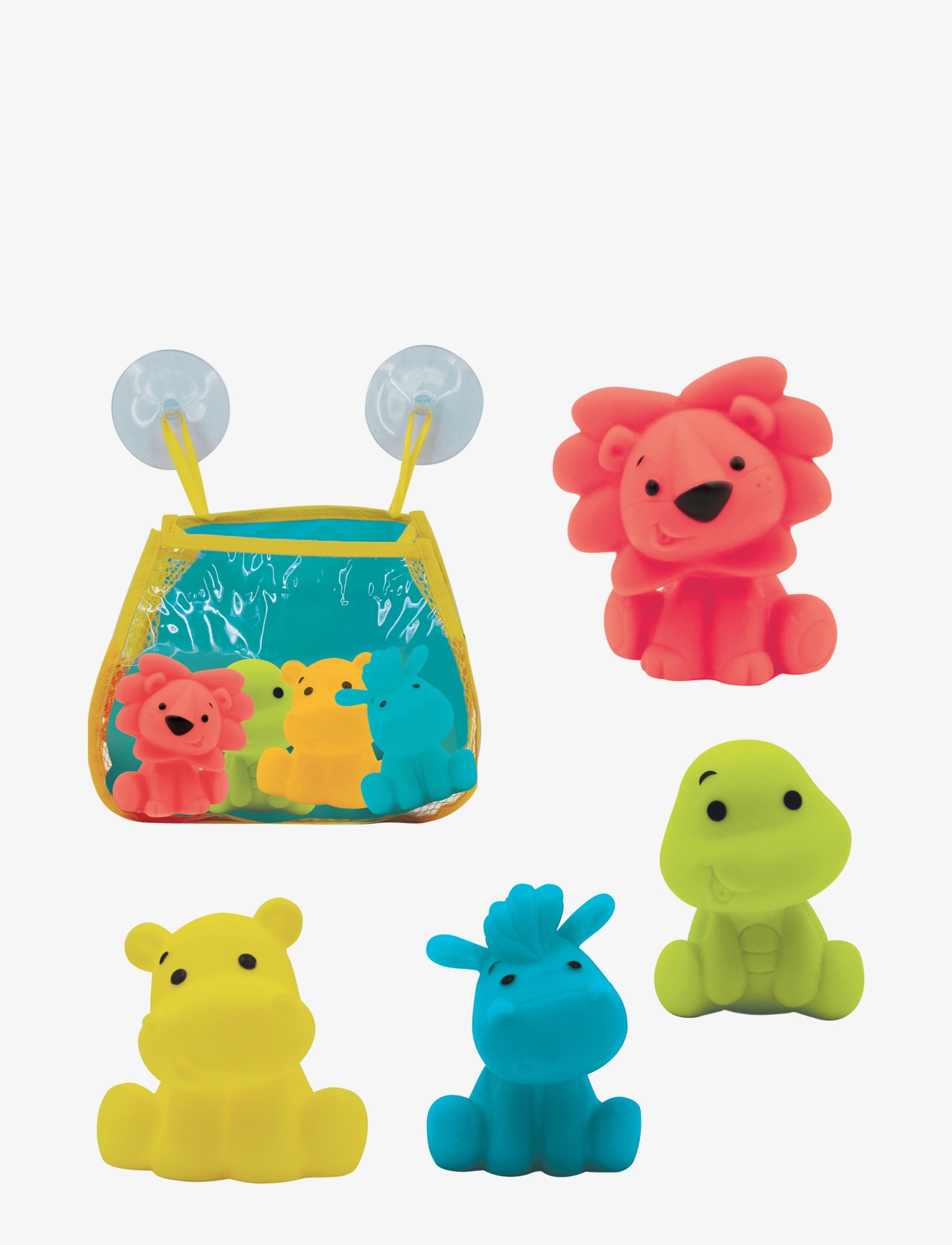 Ludi - Bath animal with storage net - bada - multicolor - 2