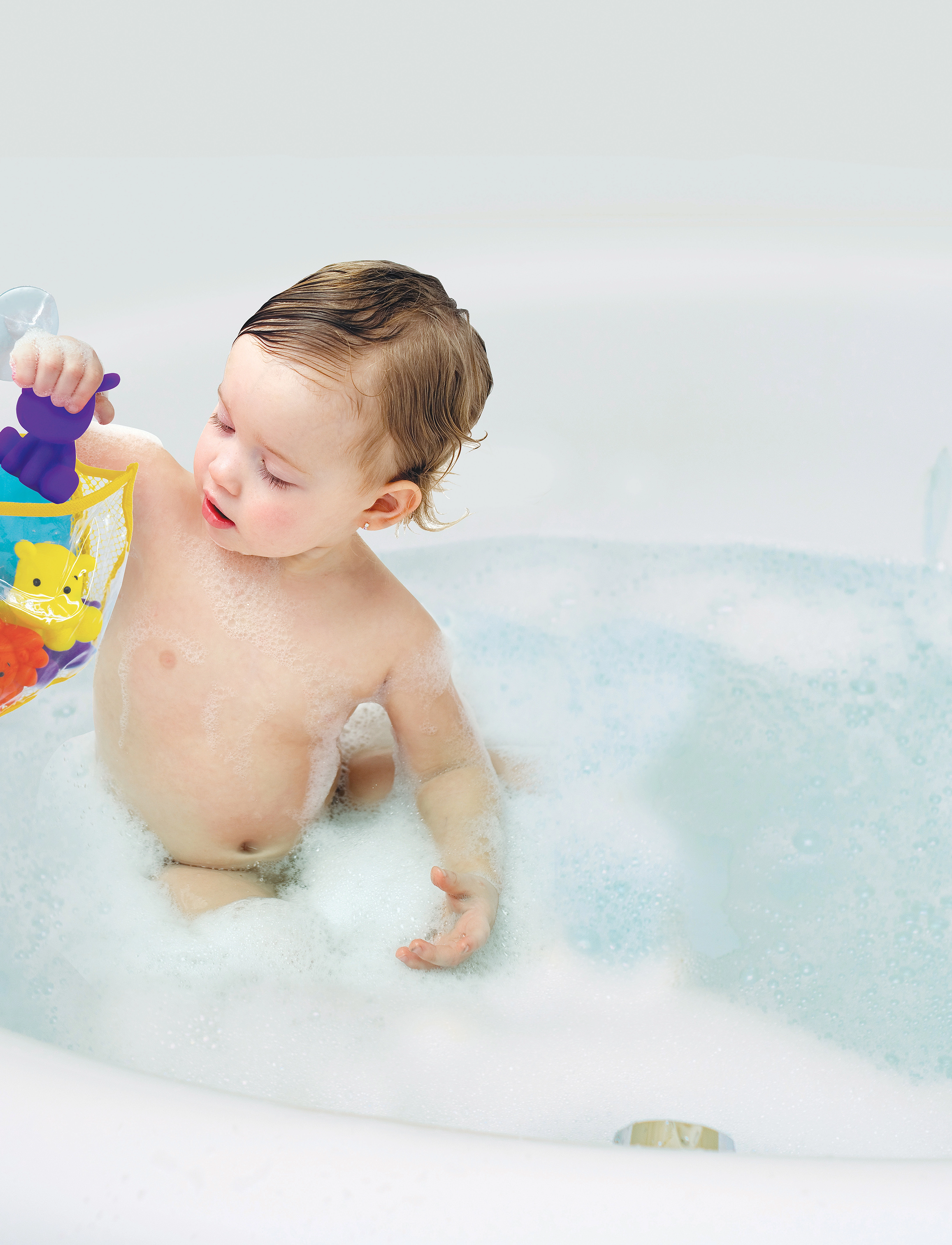 Ludi - Bath animal with storage net - bada - multicolor - 4