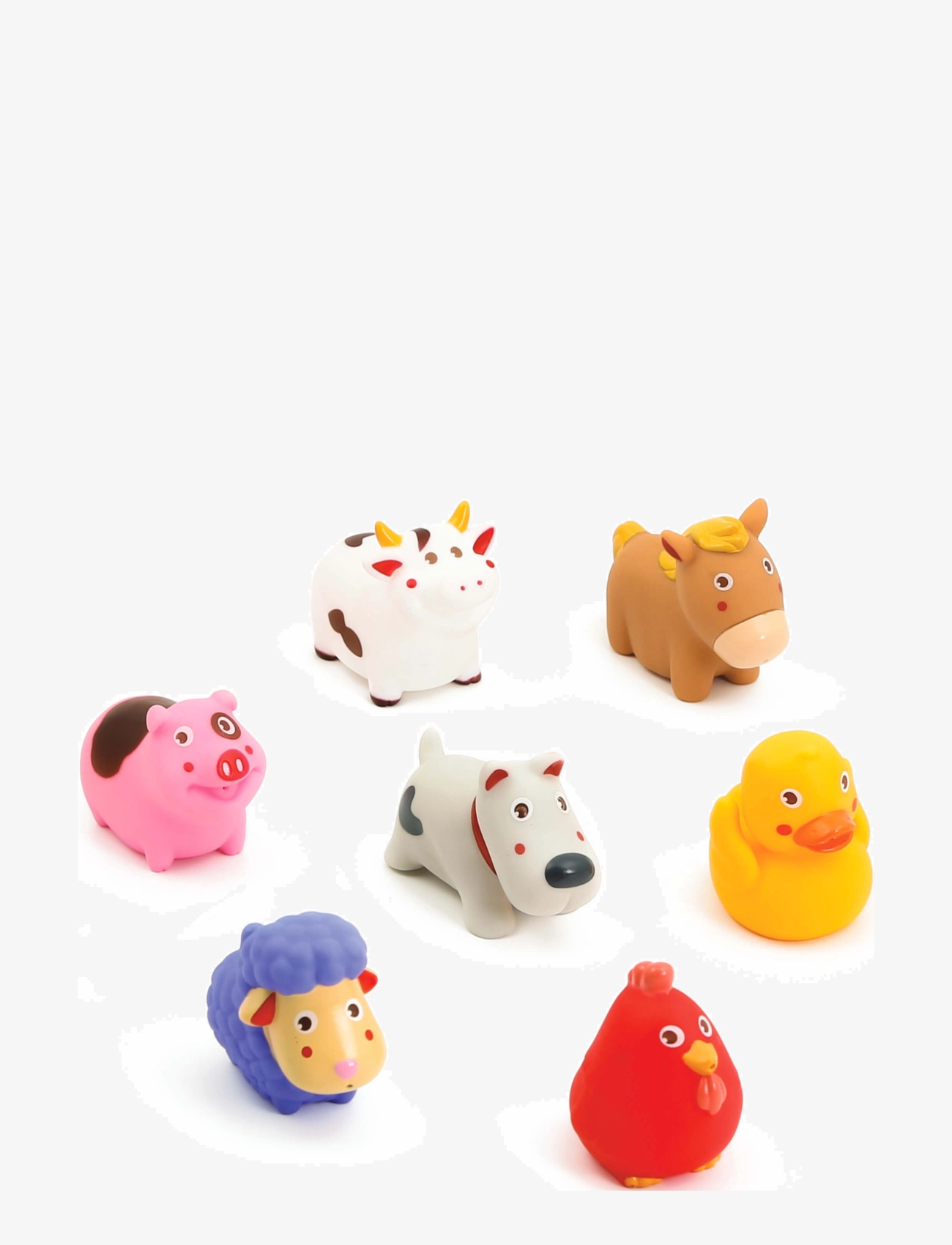 Ludi Bath Toy - Farm Animals - 4 for 3 - MULTICOLOR / multi