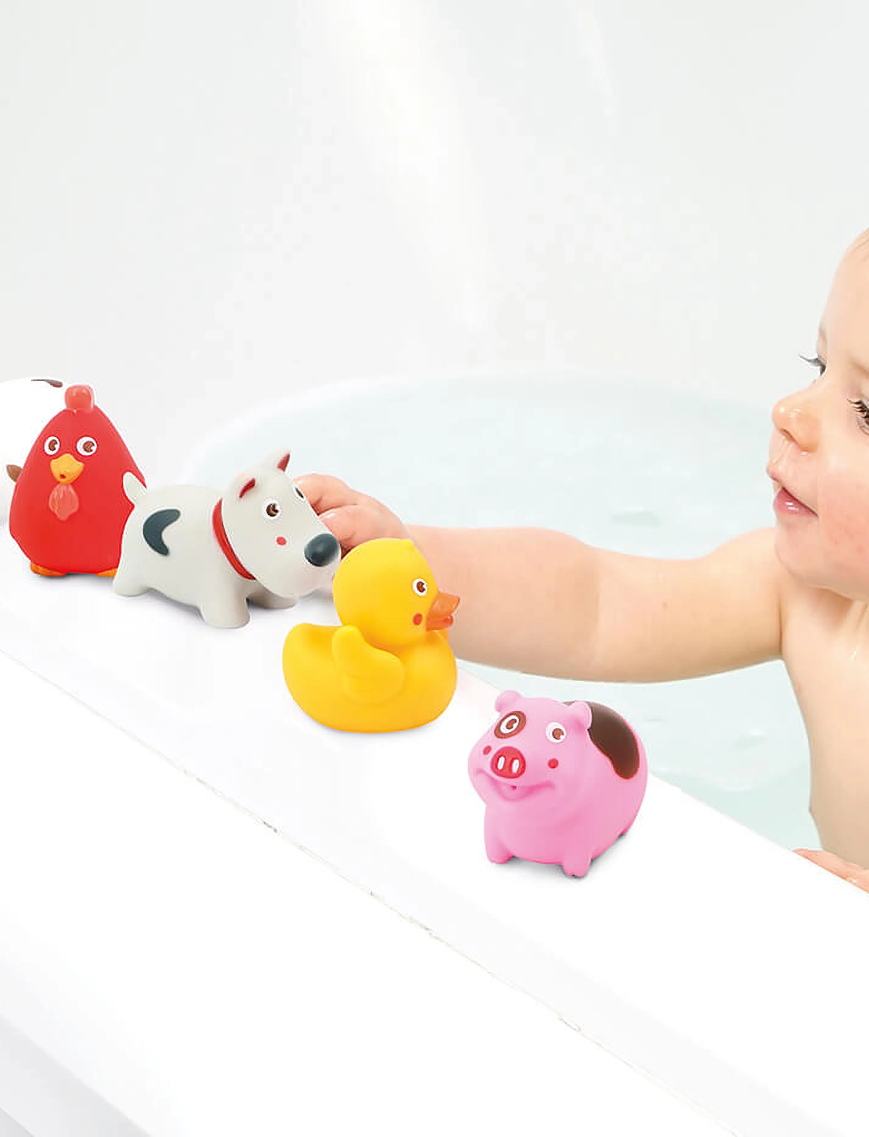 Ludi - Bath Toy - Farm Animals - badeleker - multicolor - 4