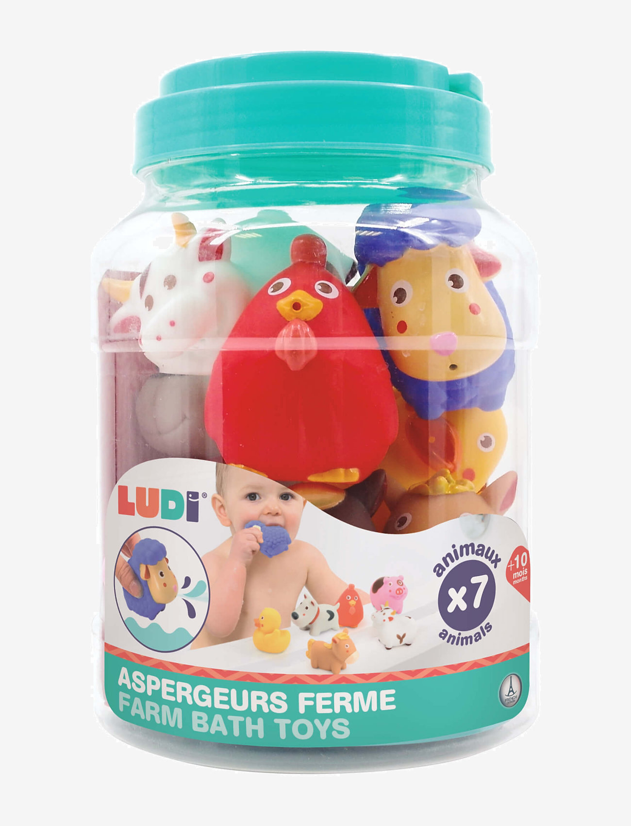 Ludi - Bath Toy - Farm Animals - badelegetøj - multicolor - 3