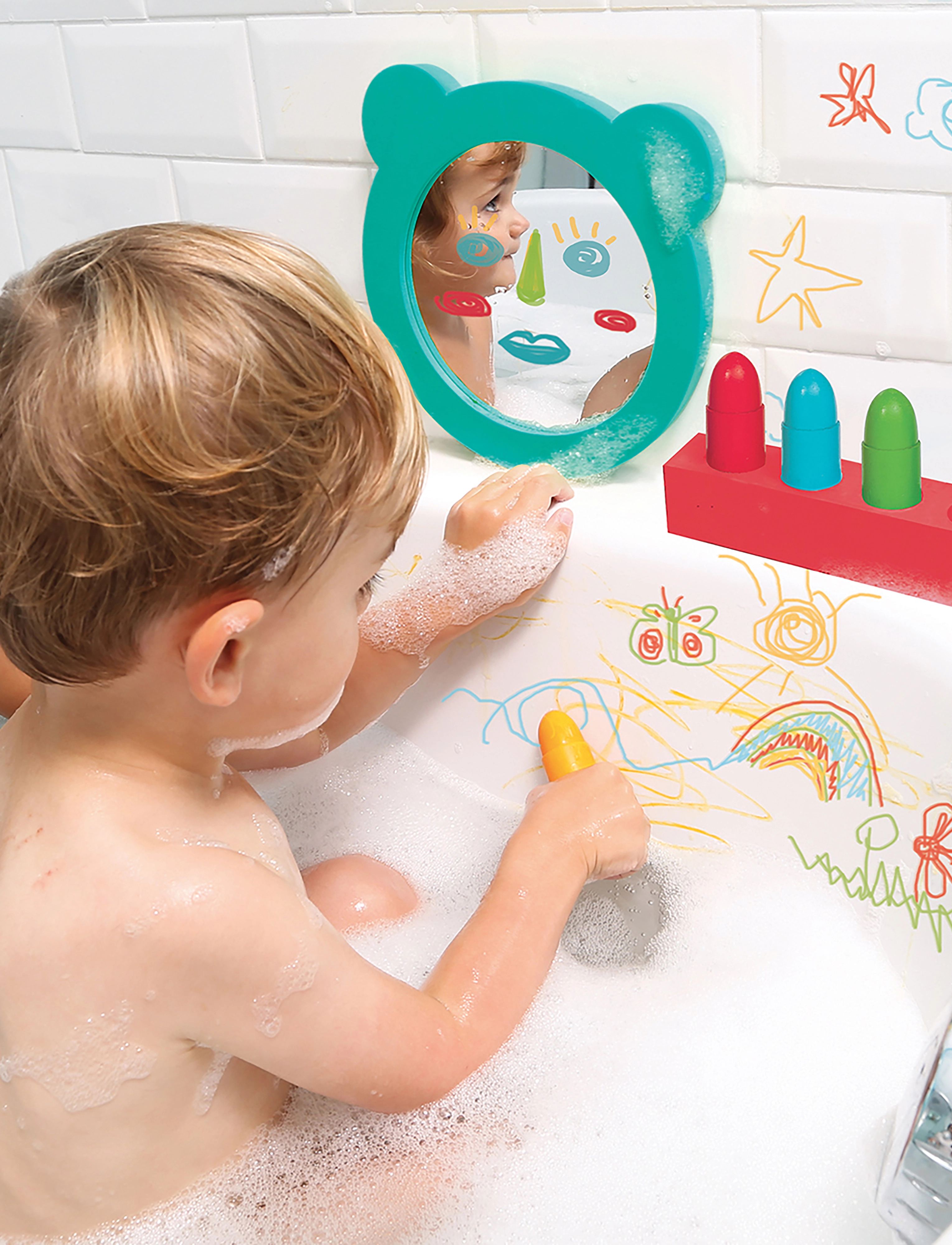 Ludi Water Colors With Mirror, One Size, Multi/patterned, Educational Legetøj > Activity Legetøj, Børn