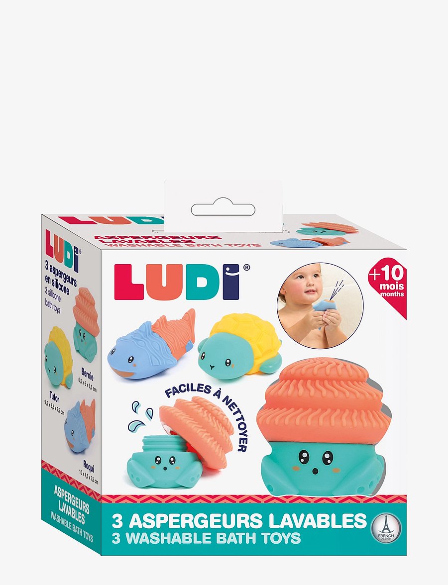 Ludi - Bath animals - 3 pcs - bad - multicolor - 3