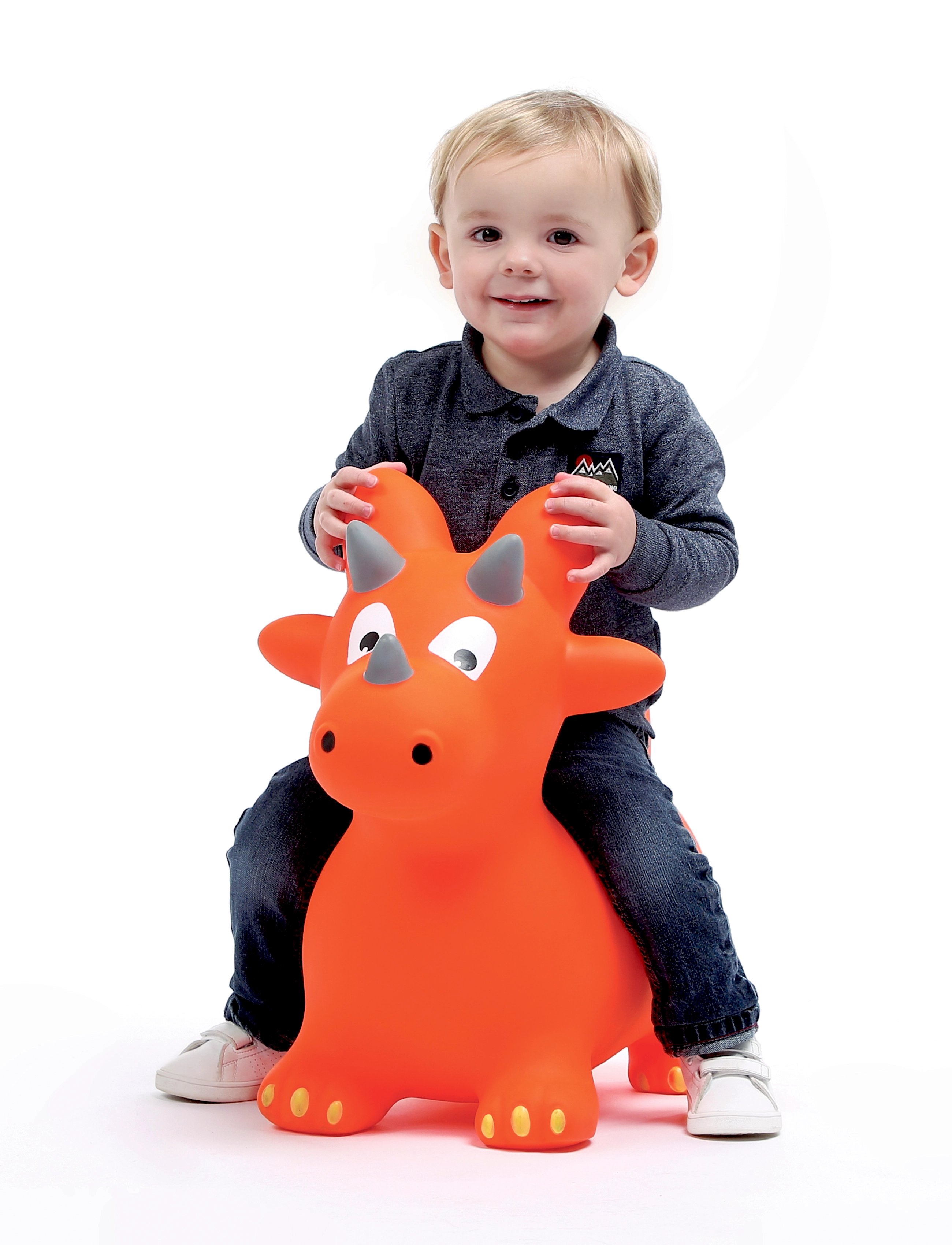 Ludi Bouncy Animal Dino, Børn, Ride On Legetøj, Multi/mønstret, Str: ONE SIZE
