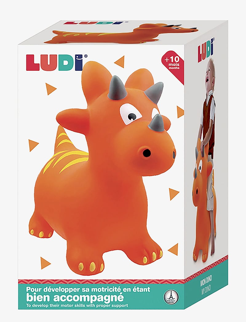 Ludi - Bouncy Animal - Dino - Útileikföng - orange - 3