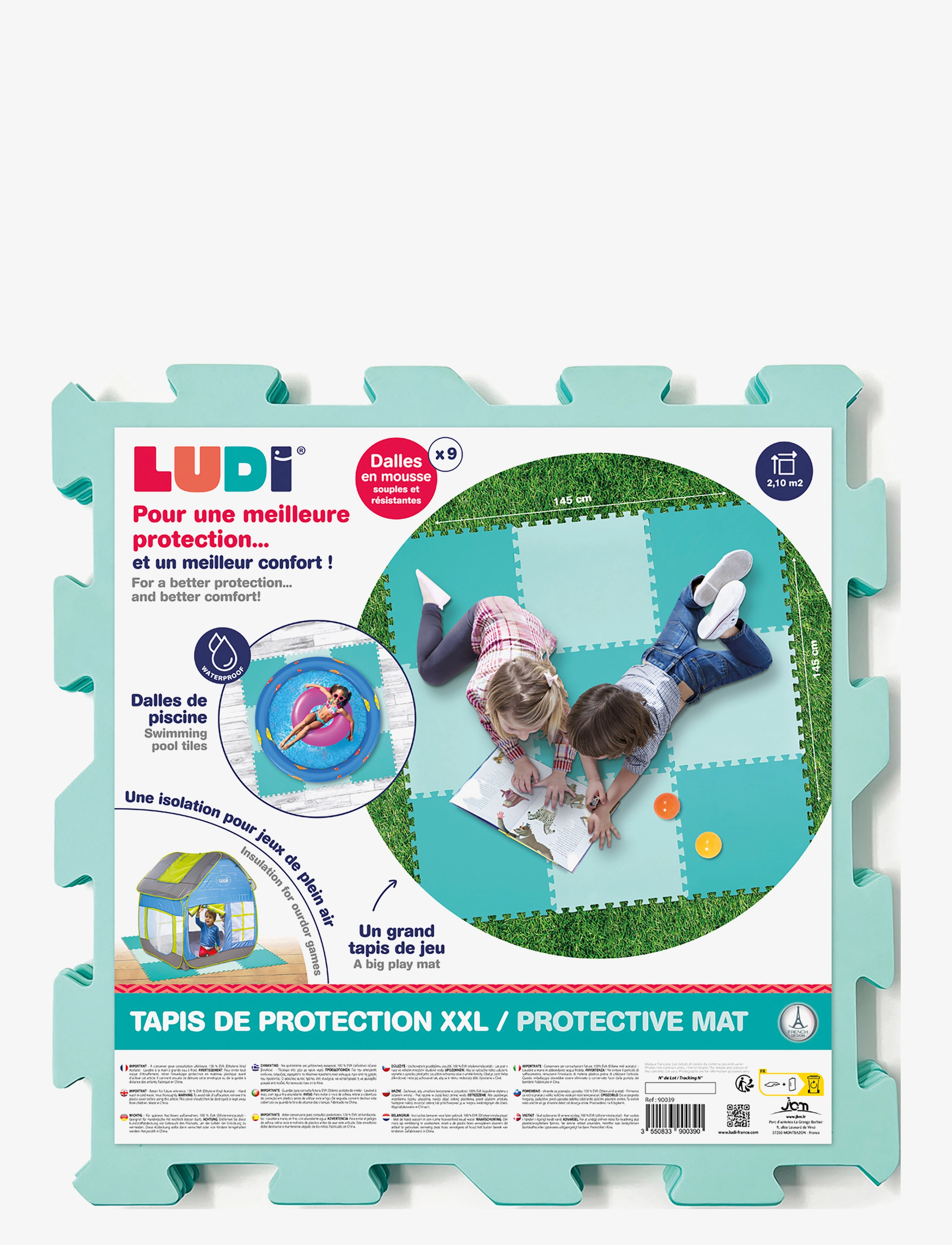 Ludi - Playmat XXL - alhaisimmat hinnat - multicolor - 2