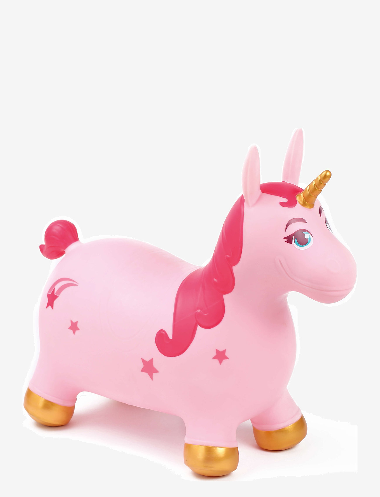 Ludi - Jumping animal - Unicorn - gåbilar - pink - 1