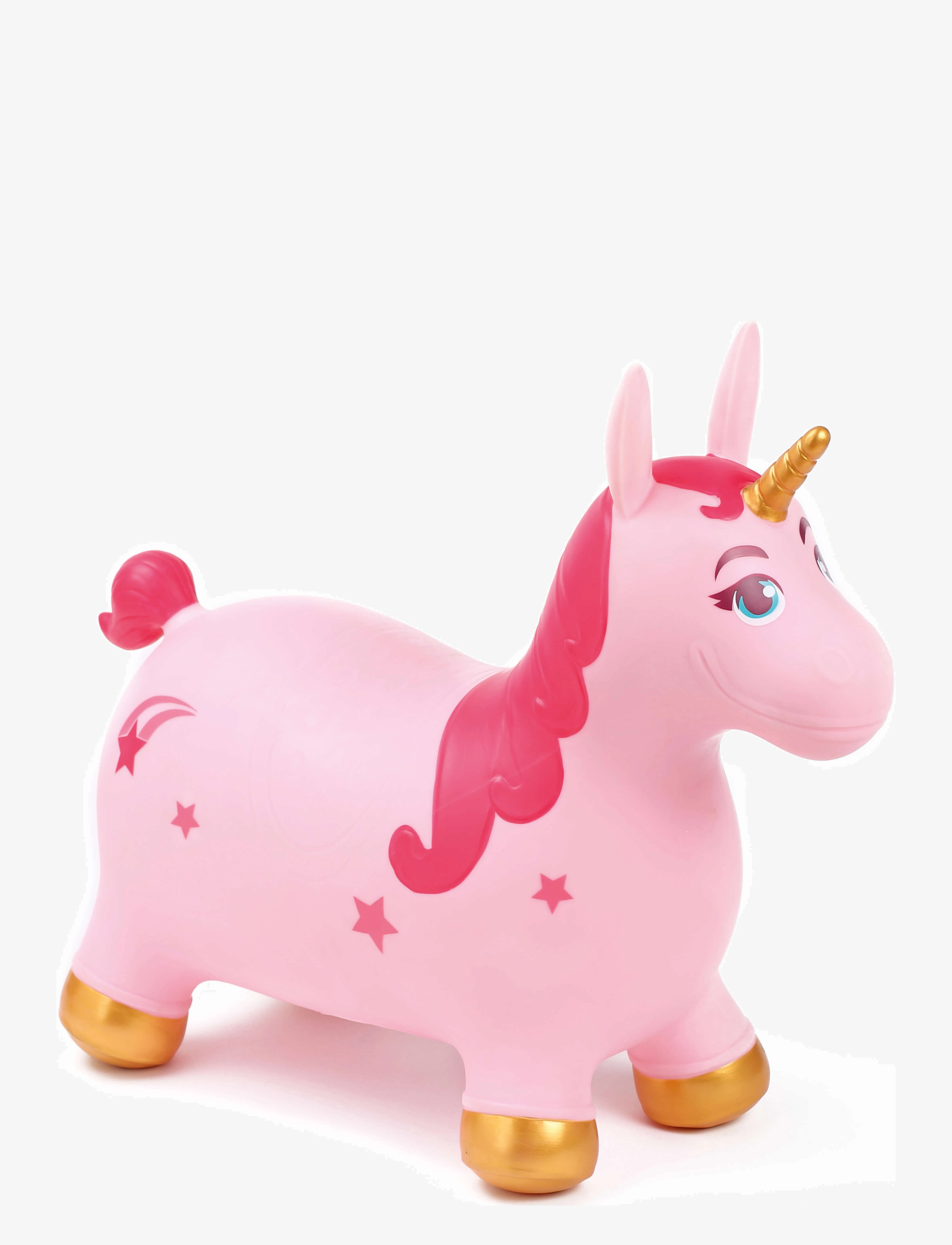 Ludi Jumping animal - Unicorn - Legetøj - PINK / pink/rose