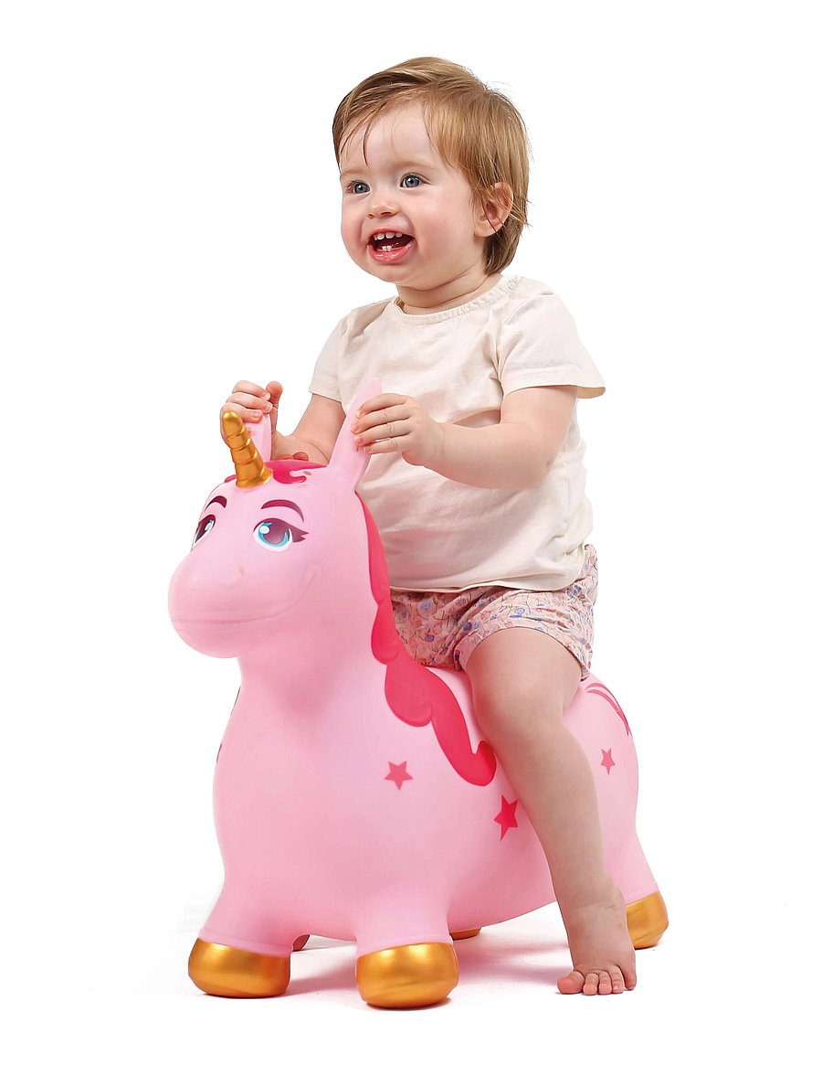 Ludi - Jumping animal - Unicorn - Útileikföng - pink - 0