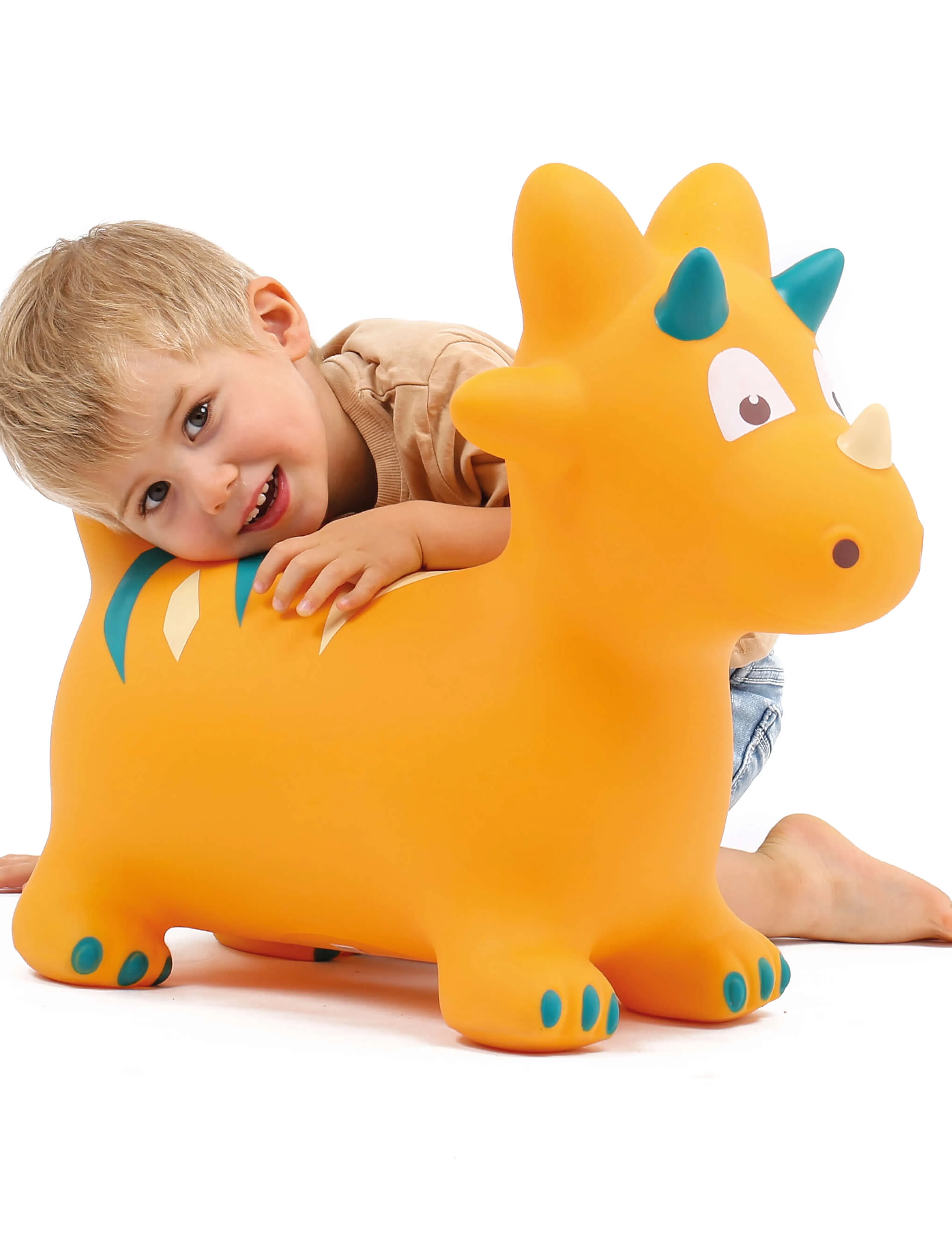 Ludi - Jumping animal - Dino - hoppedyr - orange - 3