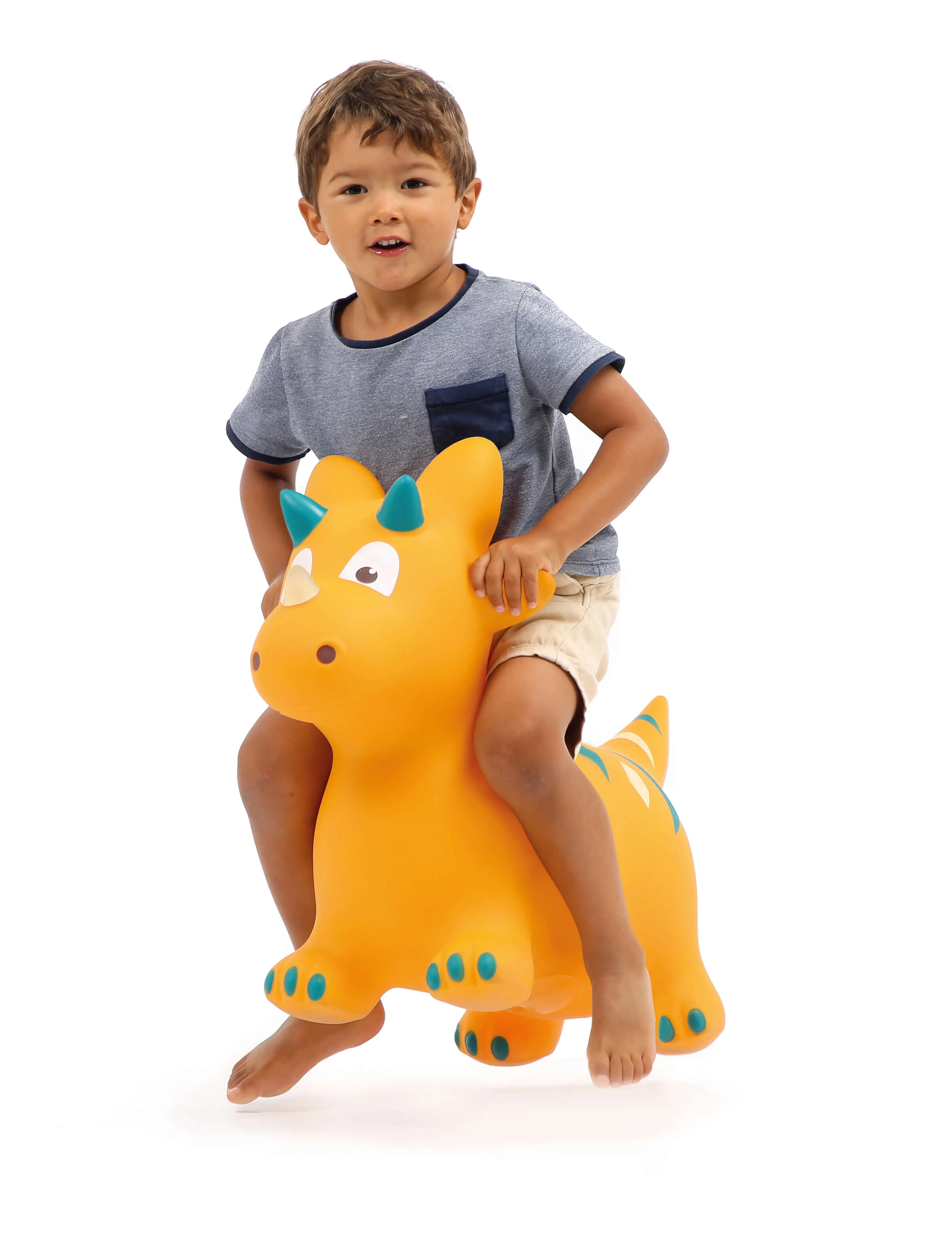 Ludi - Jumping animal - Dino - hoppedyr - orange - 4