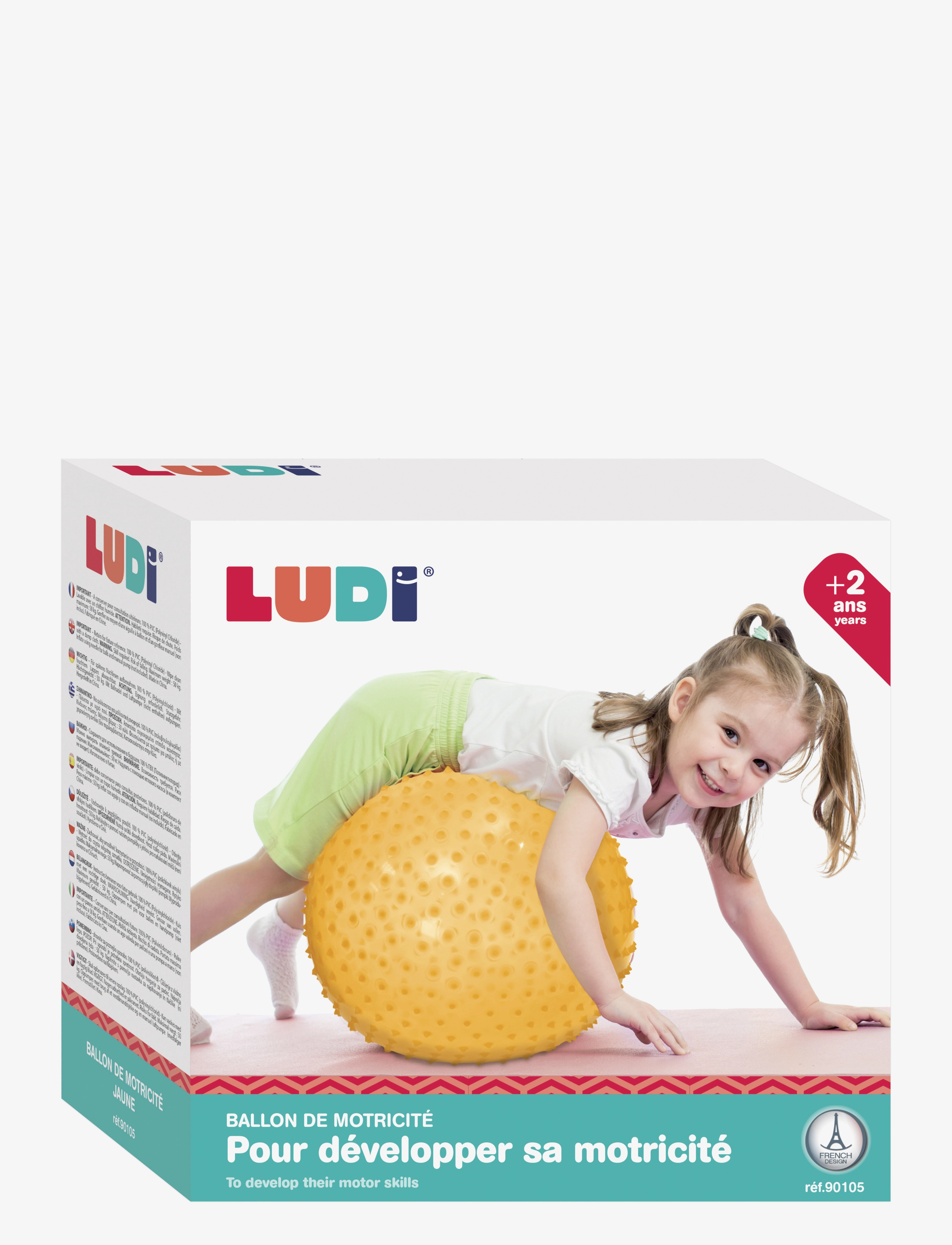 Ludi - Sensory ball - XXL - motorikleksaker - yellow - 2