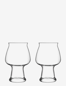 beer glass cider Birrateque 50 cl 9,5 x 14,6 cm 2 pcs Clear, Luigi Bormioli