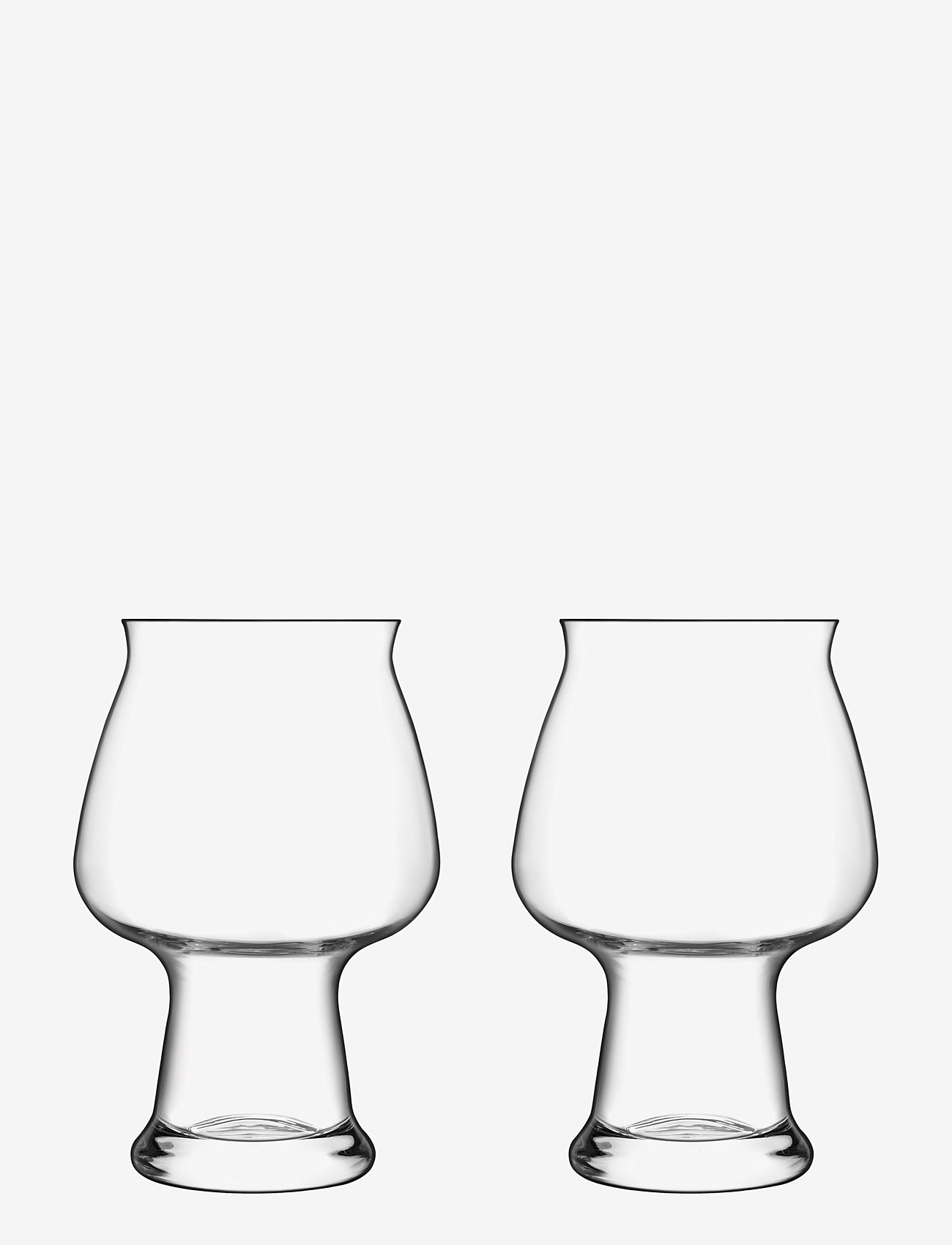 Luigi Bormioli - beer glass cider Birrateque 50 cl 9,5 x 14,6 cm 2 pcs Clear - alhaisimmat hinnat - transparen - 0