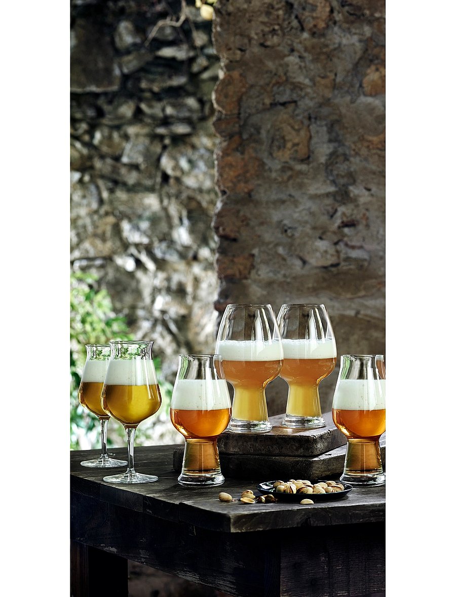 Luigi Bormioli - Beer Glass Set Tester, Ale And Birrateque - transparen - 2