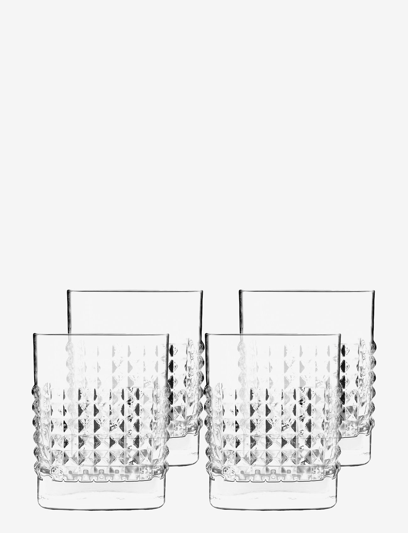 Luigi Bormioli - water glass/whisky glass Mixology Elixir 38 cl x 10 cm 4 pcs - viski- ja konjakiklaasid - transparen - 0