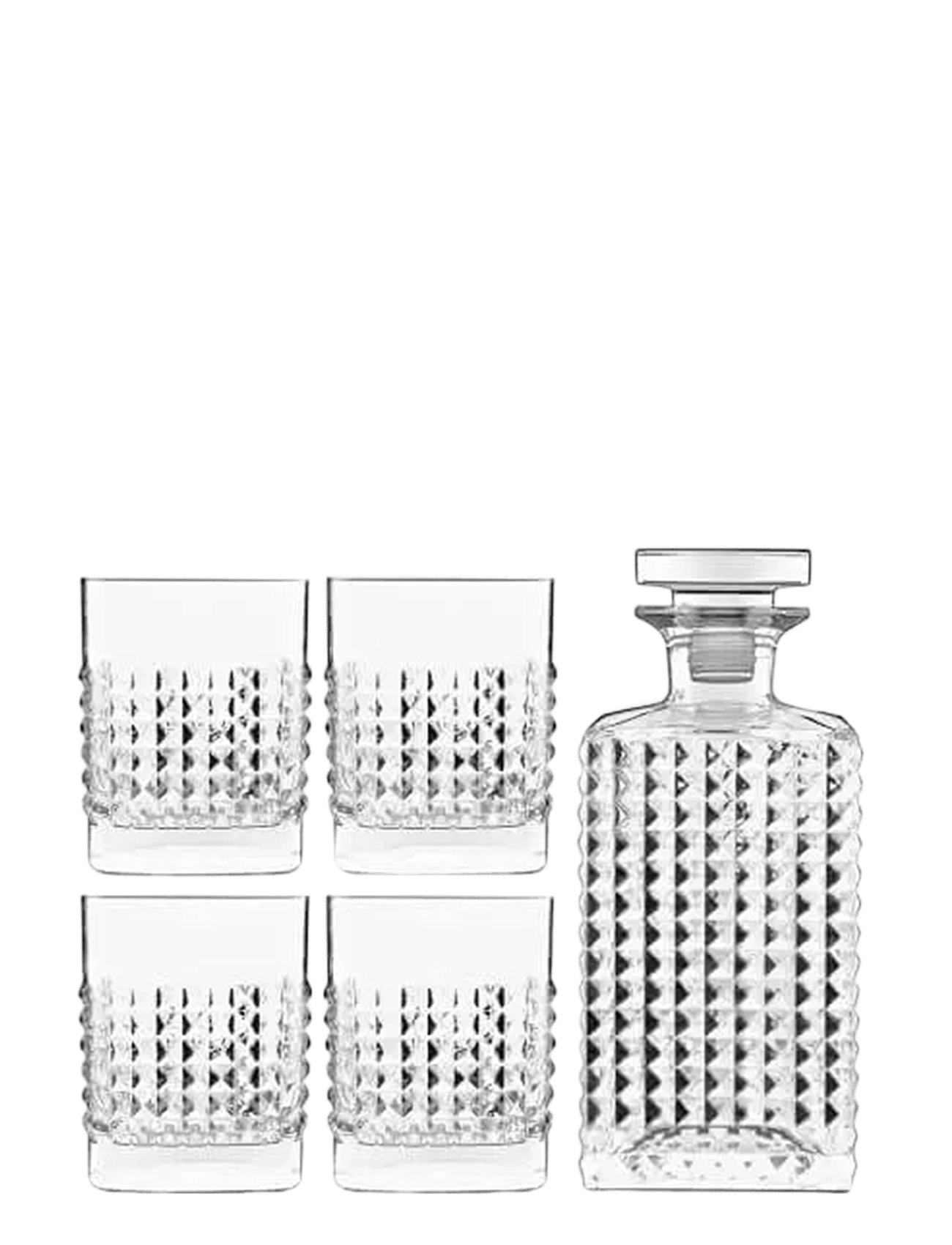 Luigi Bormioli Whiskysæt Elixir 5 Dele - Nude - ONE SIZE