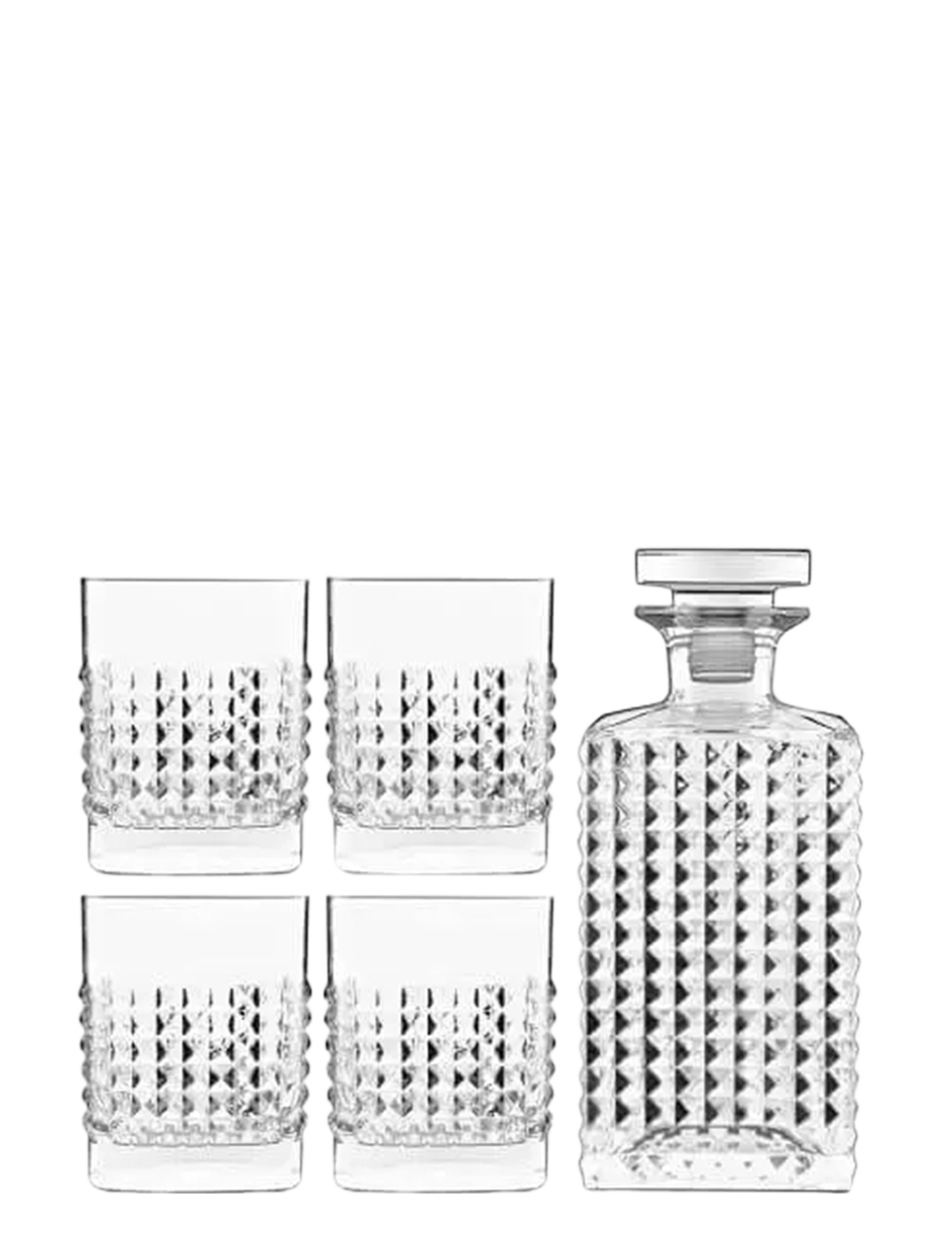 Luigi Bormioli Whiskyset elixir 5 delar - Kannor & Karaffer - TRANSPAREN / clear