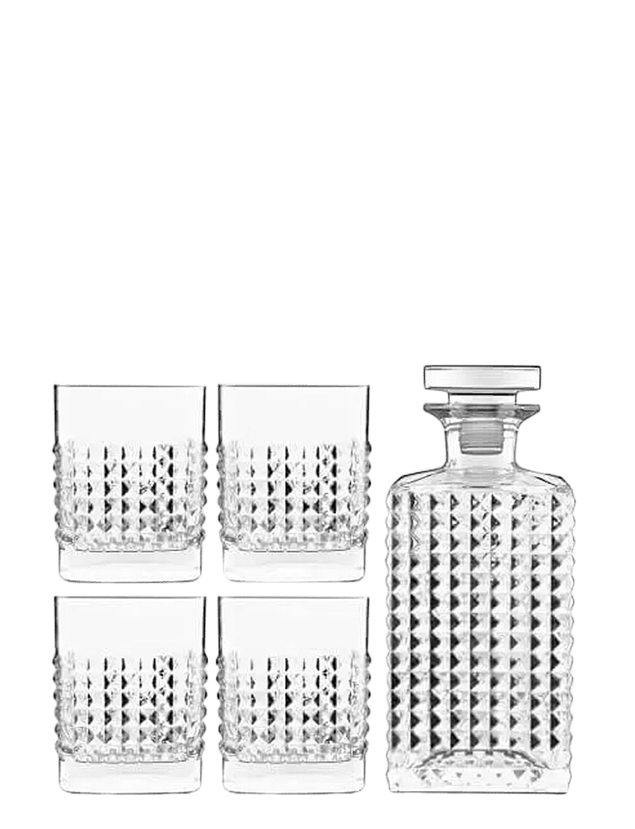 Luigi Bormioli - Whisky Set Elixir 5 Parts - viski- ja konjakiklaasid - transparen - 0