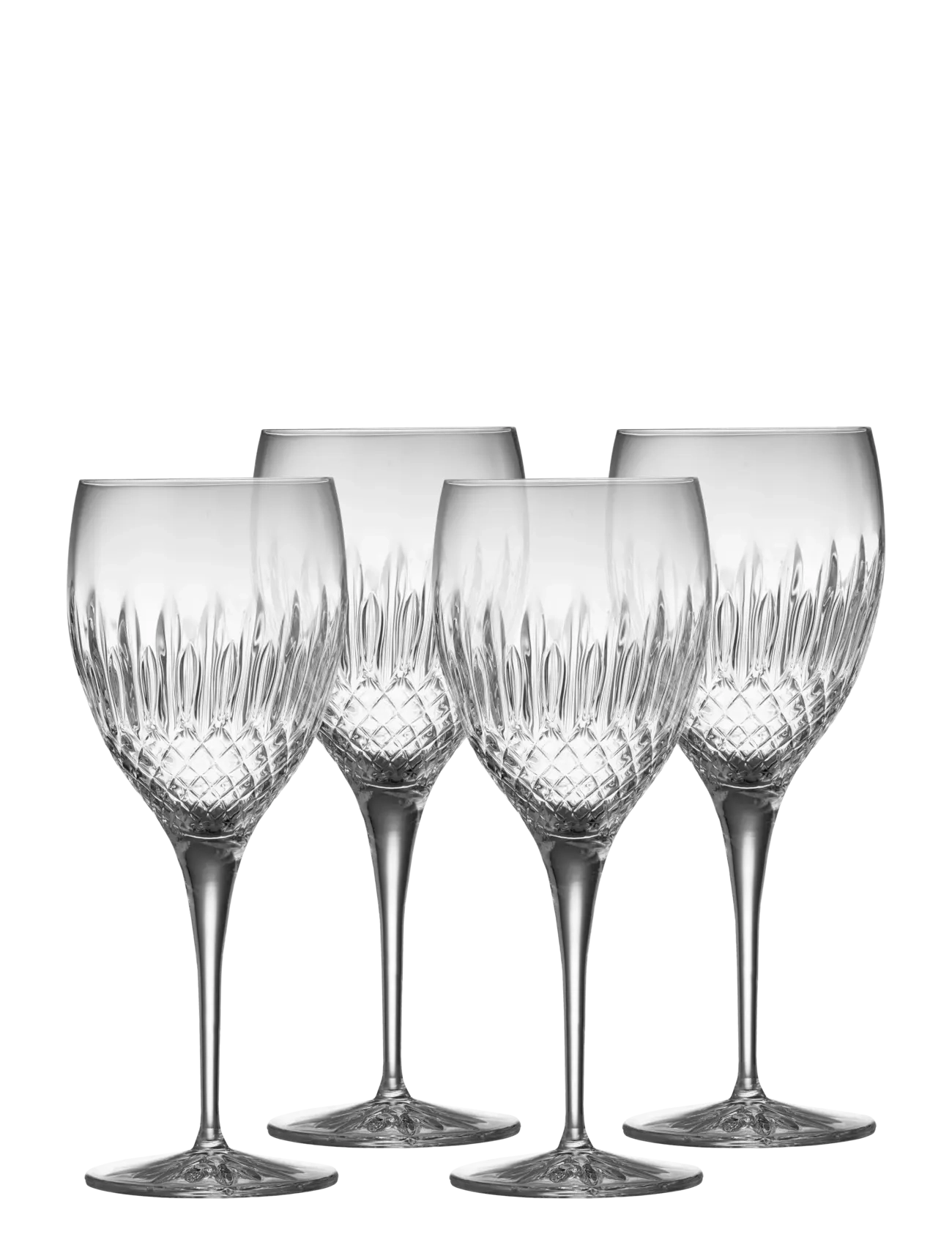 LUIGI BORMIOLI Rødvinsglas Diamante 4 Stk. TRANSPARENT - 52 CL - Unisex