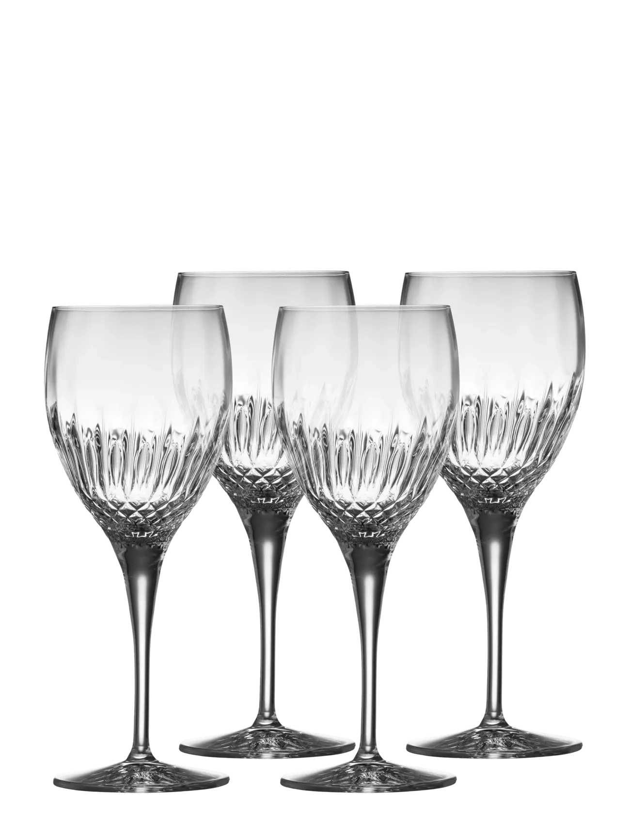 LUIGI BORMIOLI Hvidvinsglas Diamante 4 Stk. TRANSPARENT - 38 CL - Unisex