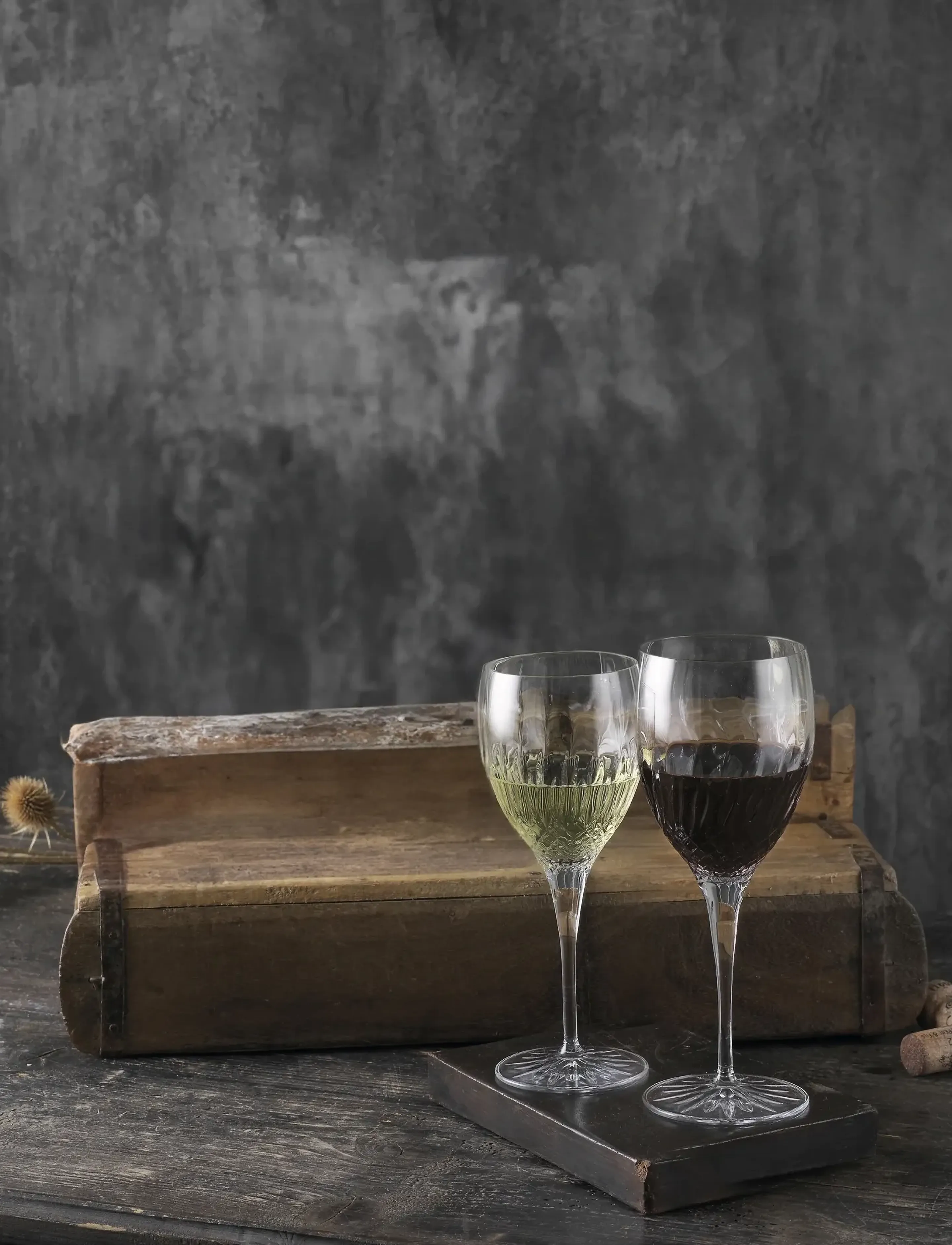 Luigi Bormioli Hvidvinsglas Diamante 4 Stk., 38 CL, Wine Glass, Nackt - White Glasses, Homeware
