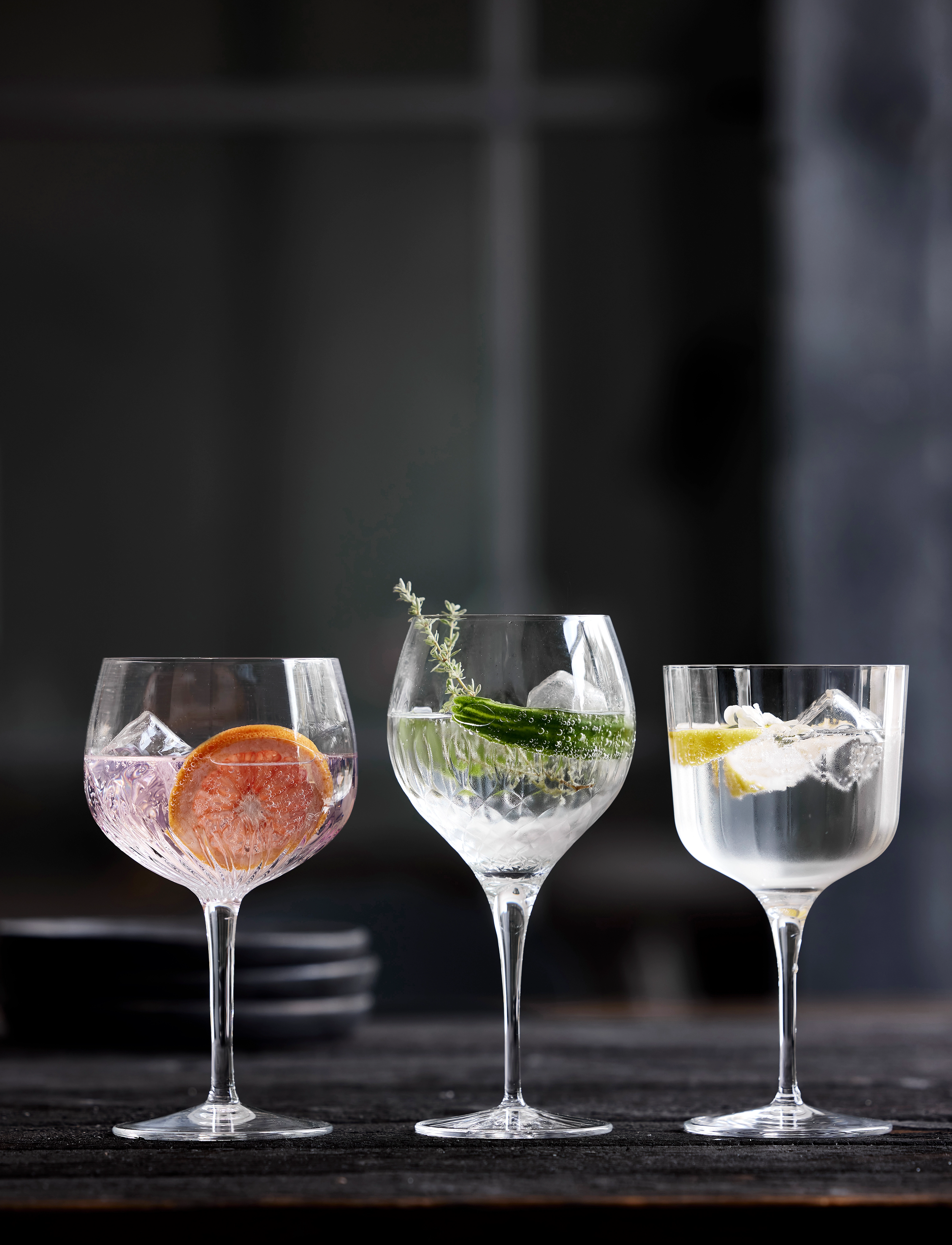 Luigi Bormioli Spansk Gin & Tonicglas Diamante, 65 cl, Glass, Nackt - Homeware