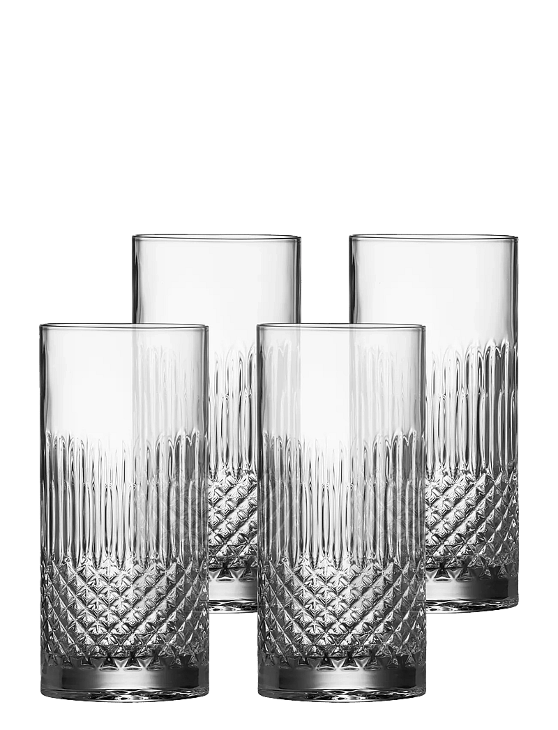 Luigi Bormioli - Beer glass/long drink glass Diamante 4 pcs - trinkgläser - transparent - 0